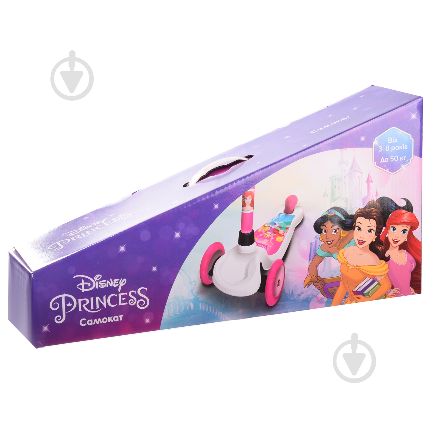 Самокат Disney Принцессы Дисней розовый LS2117 - фото 6