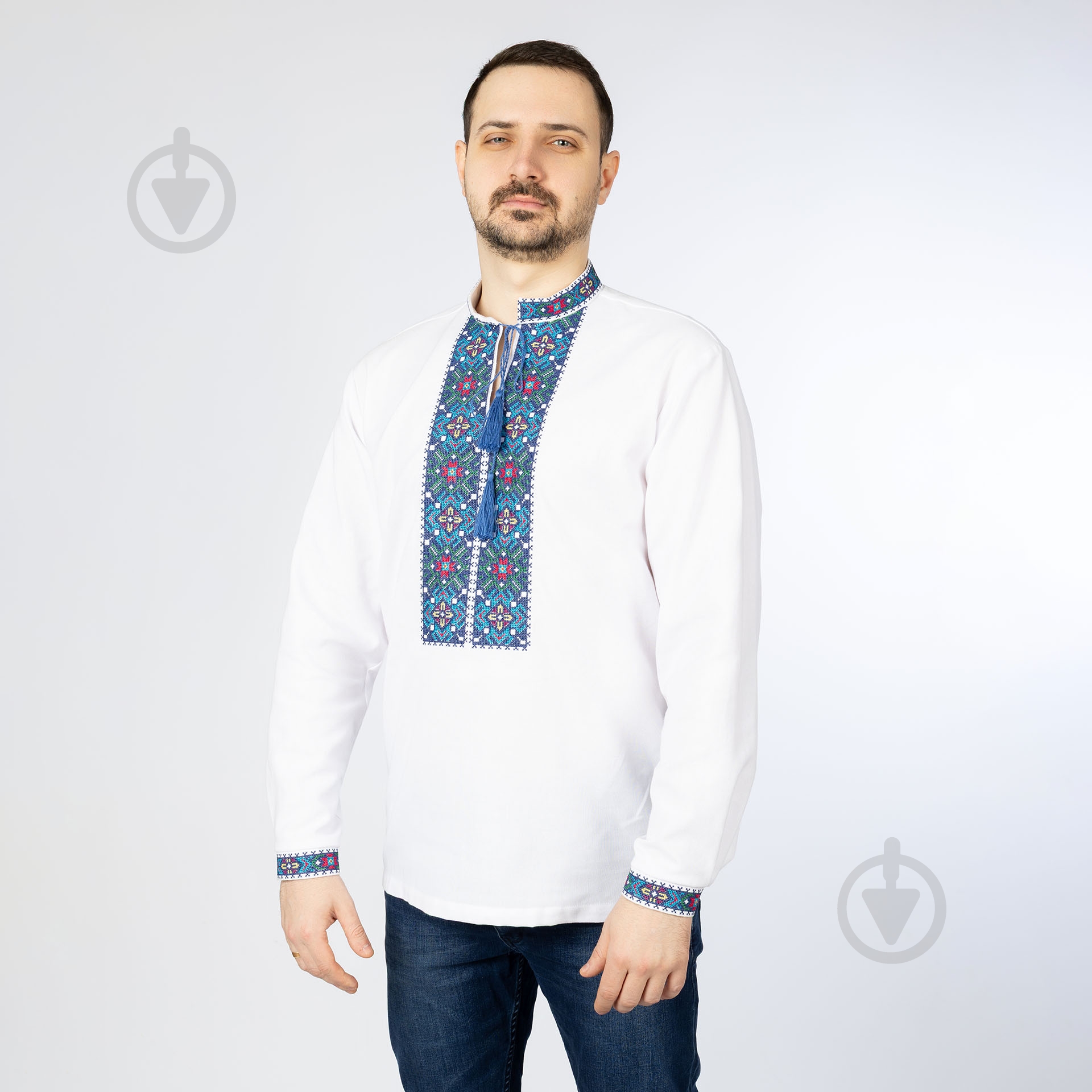 Вишиванка Едельвіка 184-24/09 білий р. M - фото 1 Вишиванка Едельвіка 184-24/09 білий р. M - фото 1