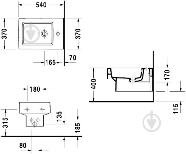 Биде подвесное DURAVIT Vero 2239150000 - фото 2