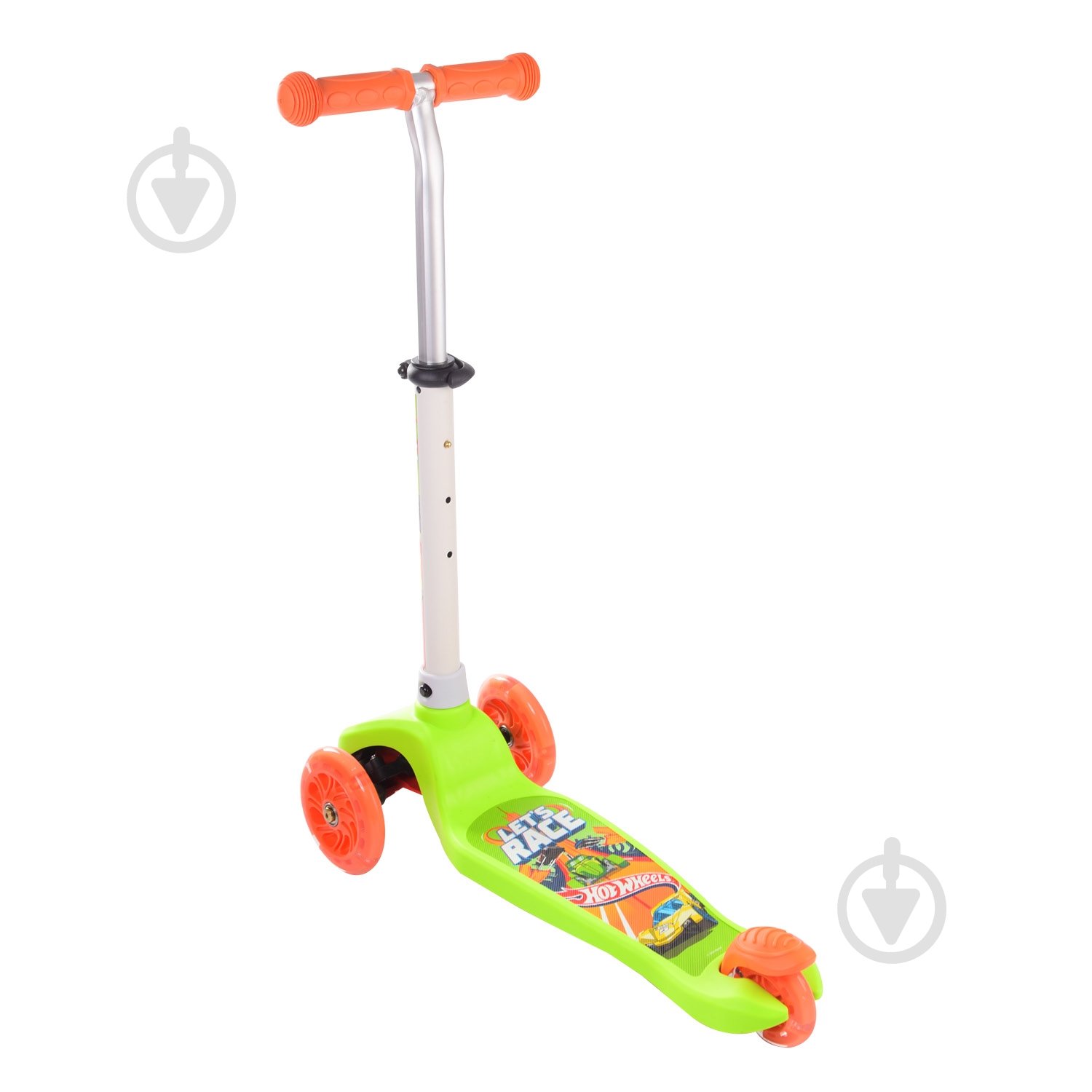 Самокат Hot Wheels зеленый LS2115 - фото 3