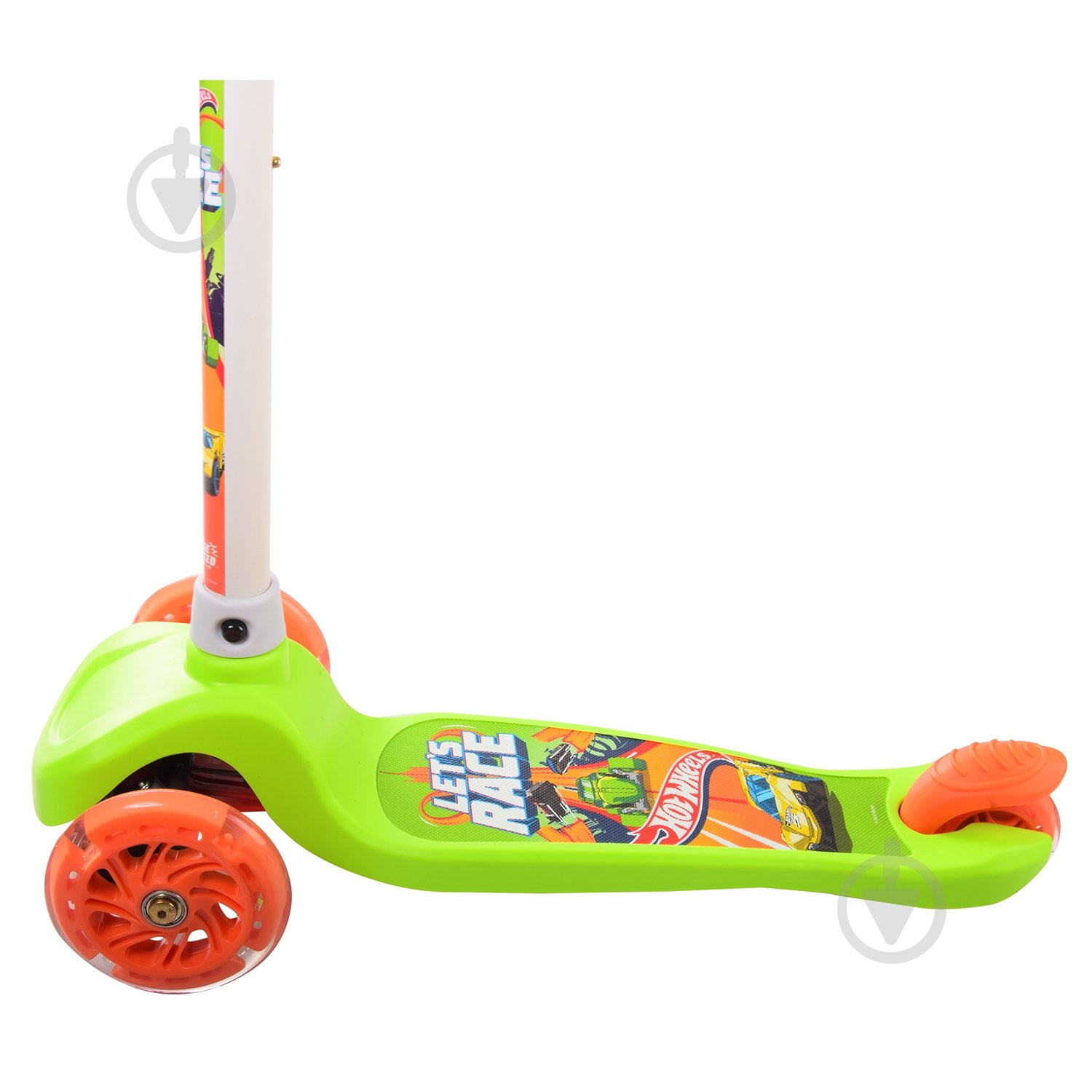 Самокат Hot Wheels зеленый LS2115 - фото 5