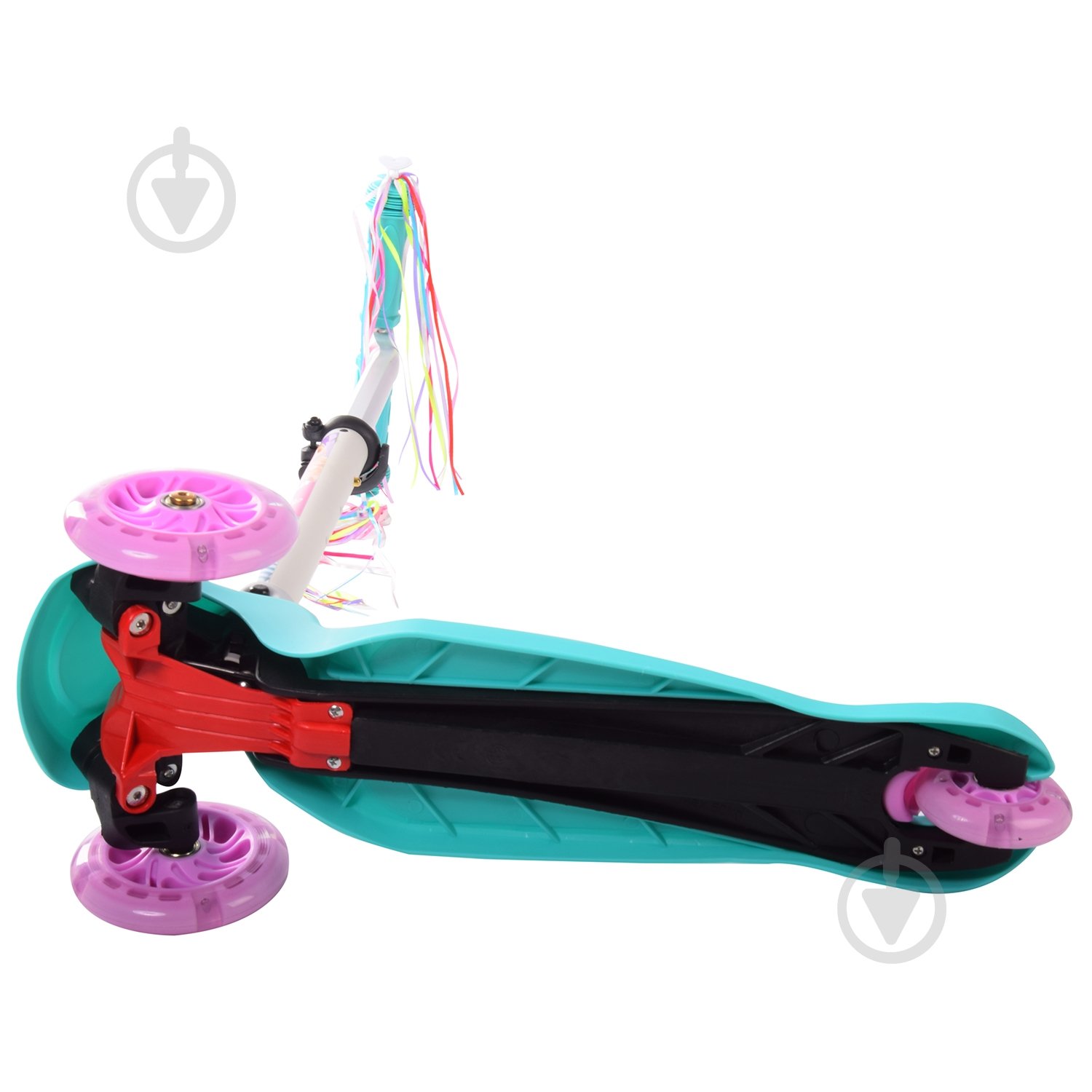 Самокат Barbie бирюзовый LS2116 - фото 5