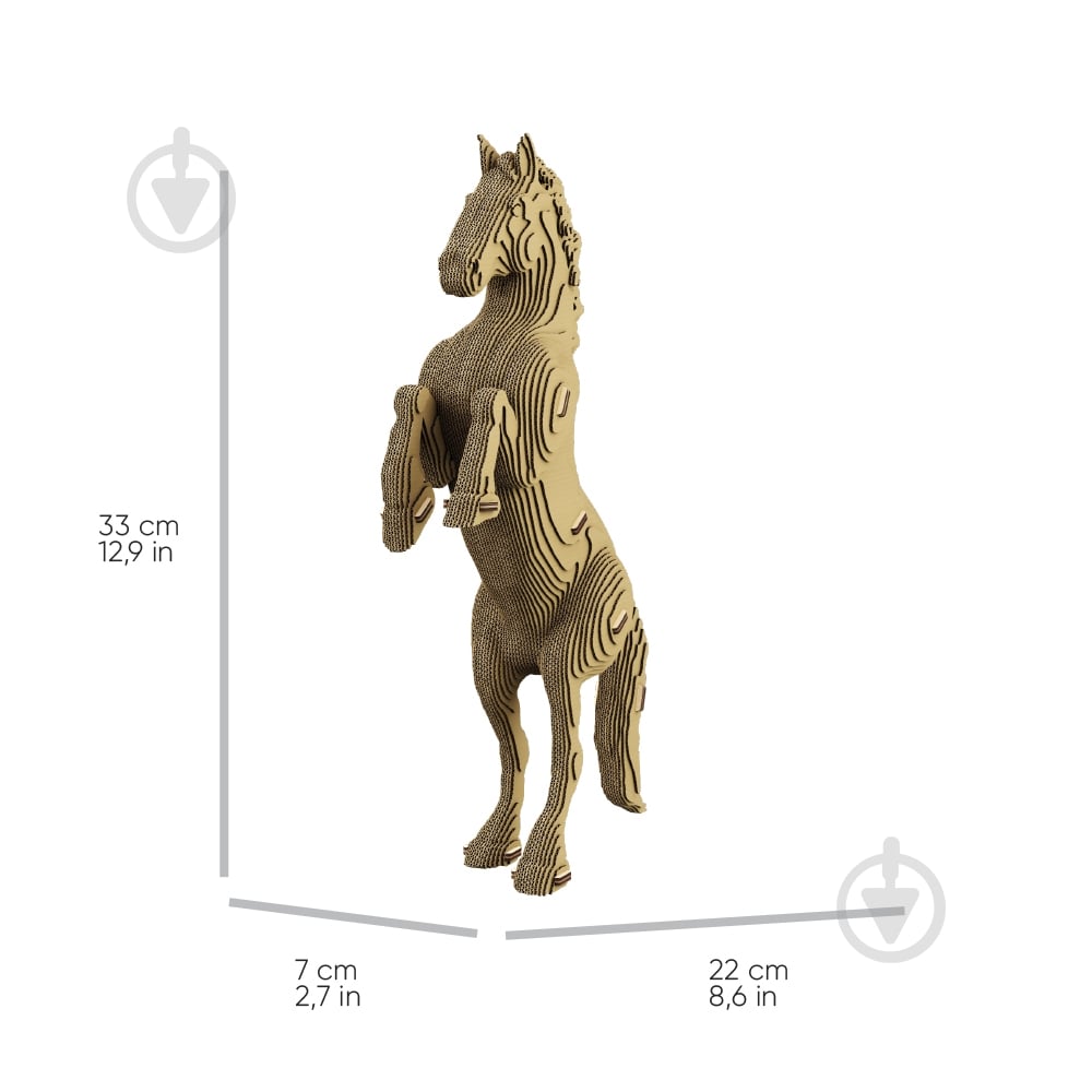 3D-конструктор Cartonic Cartonic 3D Puzzle HORSE CARTHORSE - фото 6 3D-конструктор Cartonic Cartonic 3D Puzzle HORSE CARTHORSE - фото 6