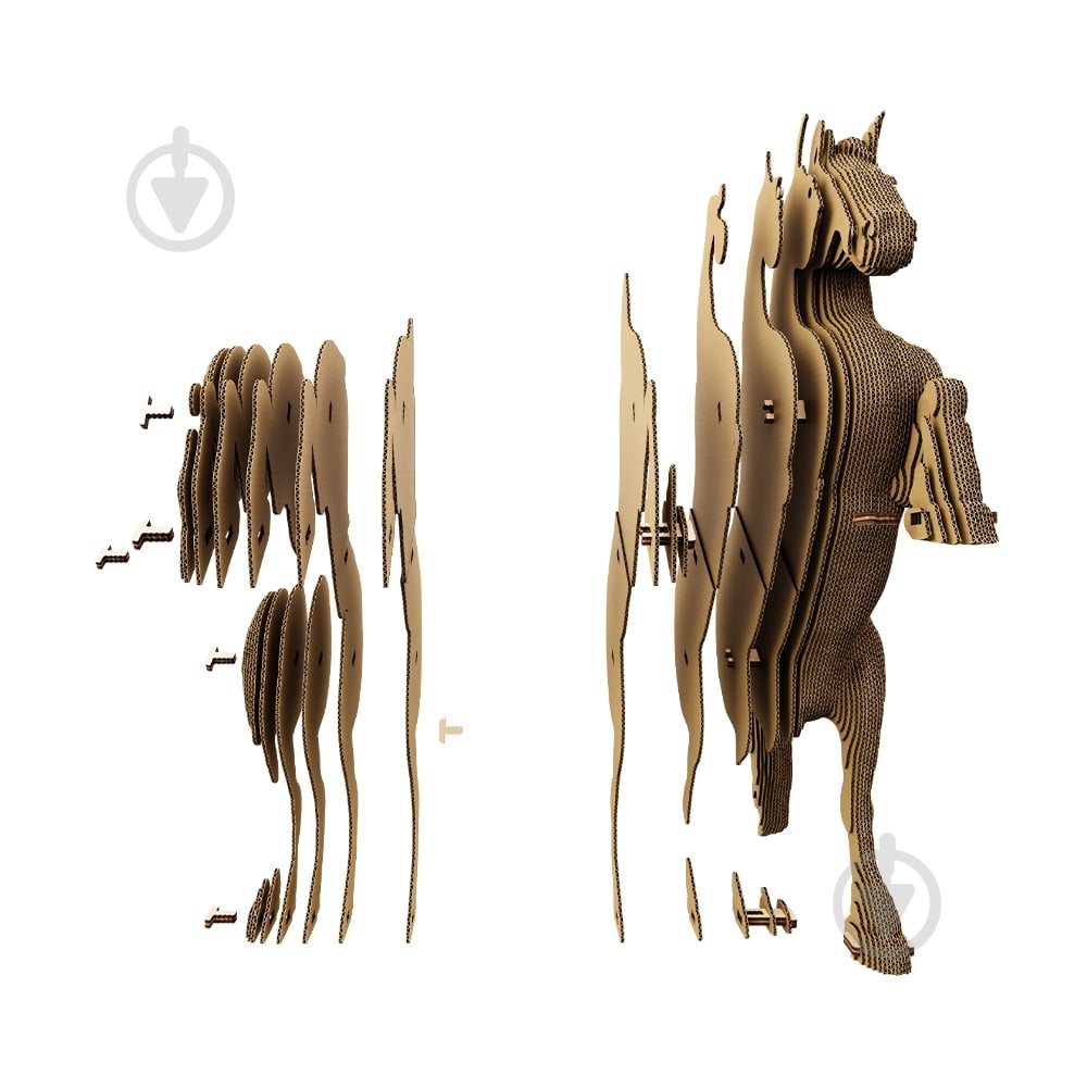 3D-конструктор Cartonic Cartonic 3D Puzzle HORSE CARTHORSE - фото 3 3D-конструктор Cartonic Cartonic 3D Puzzle HORSE CARTHORSE - фото 3