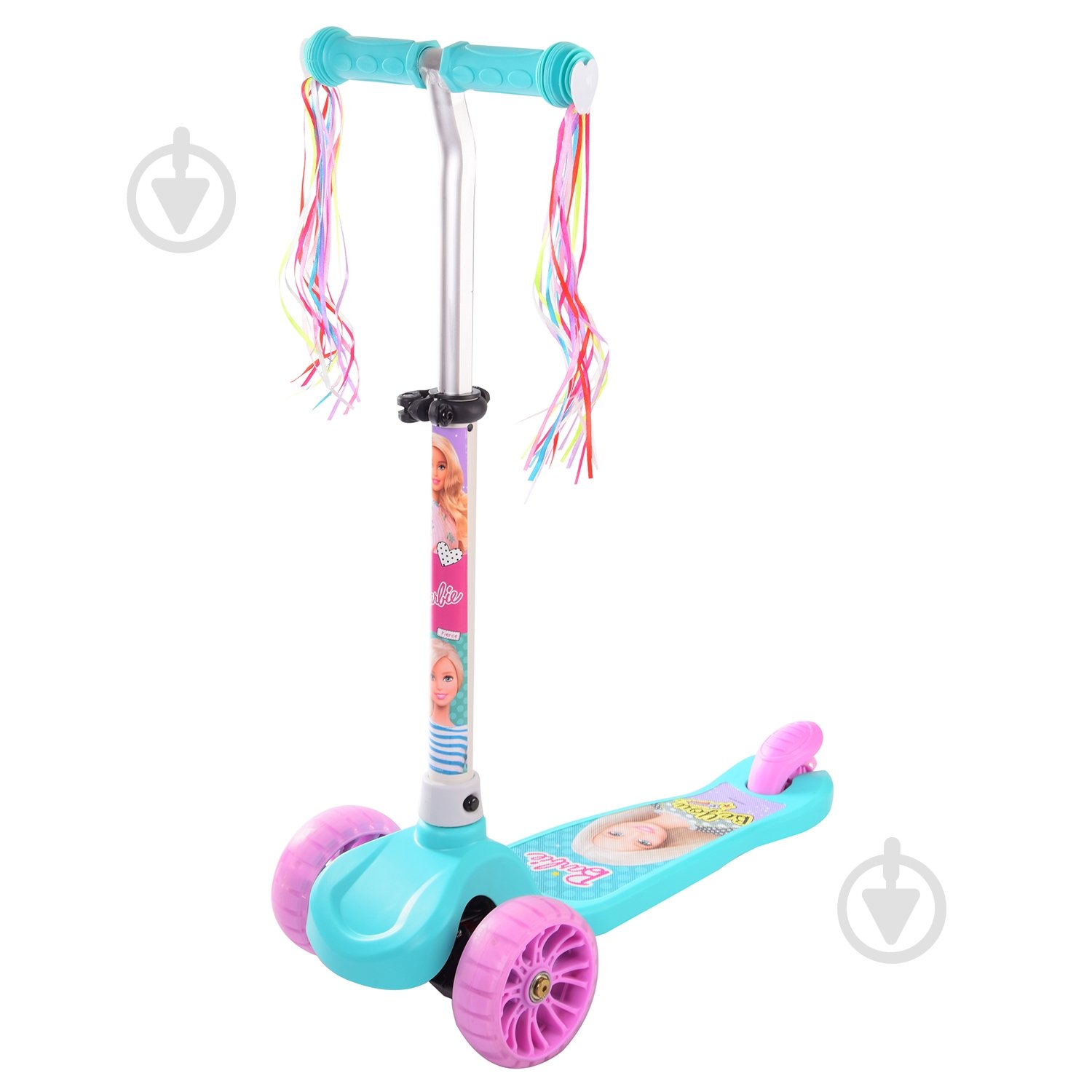 Самокат Barbie голубой LS2119 - фото 1