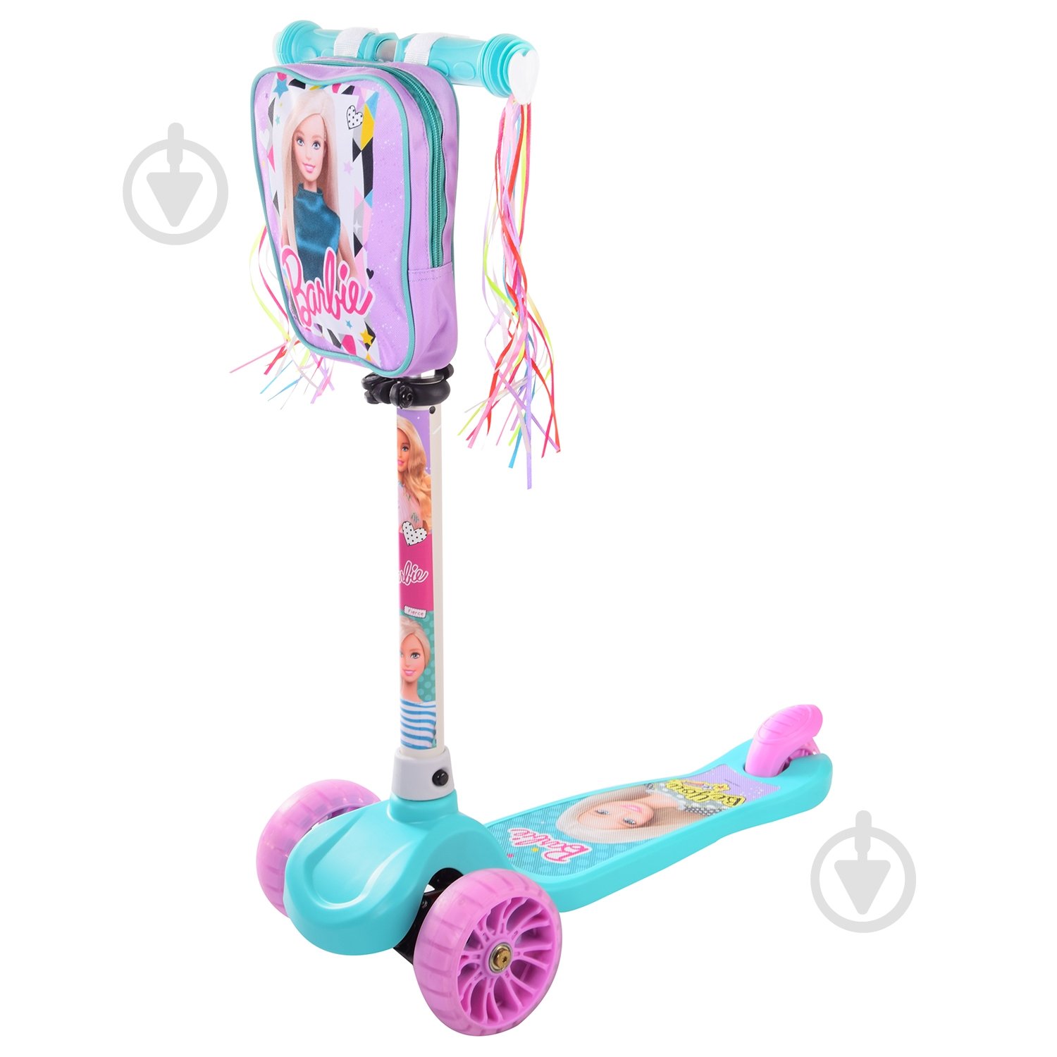Самокат Barbie голубой LS2119 - фото 6