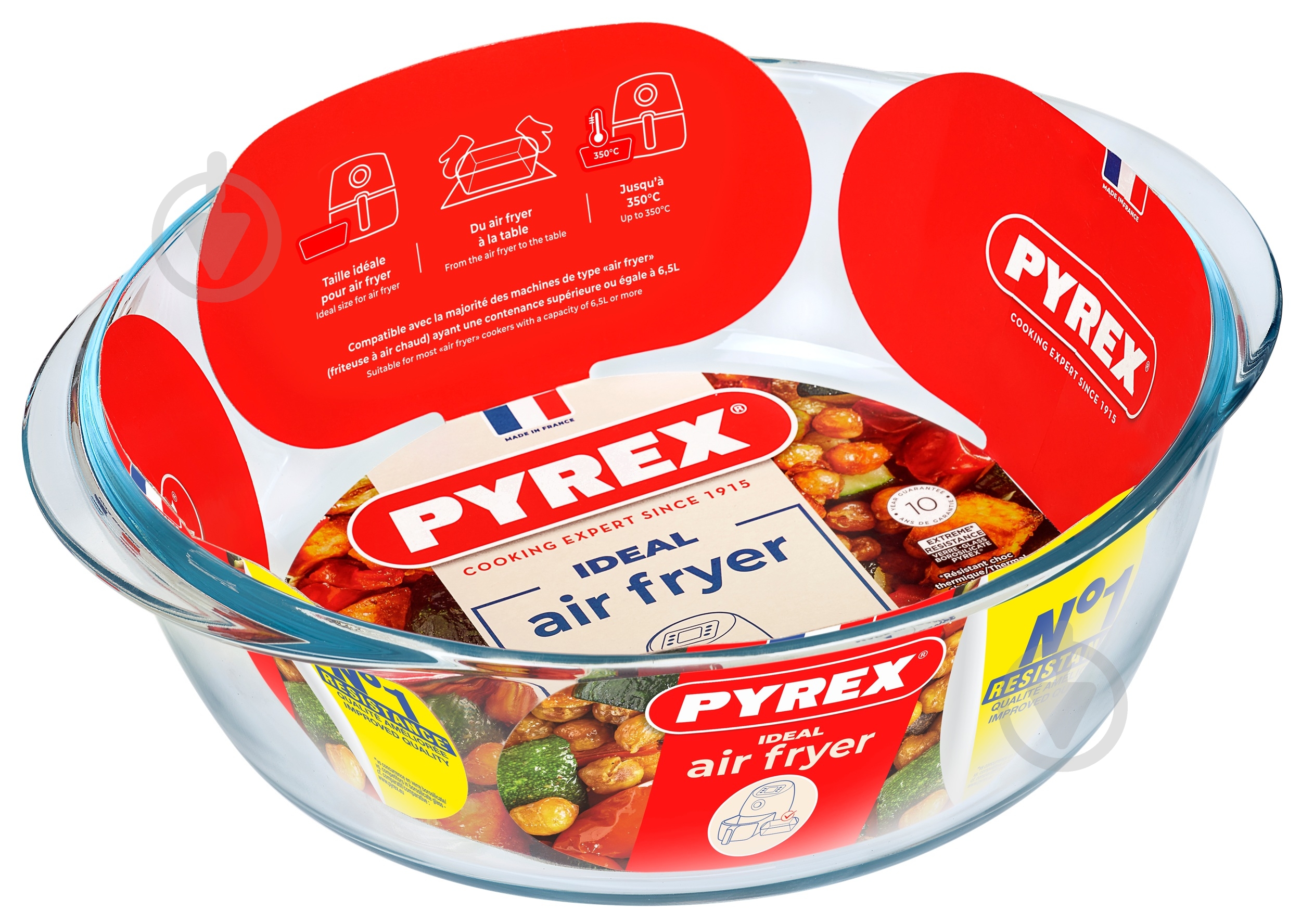 Форма для выпекания Pyrex 26х23х8 см AIRFRYER 2,3 л - фото 2