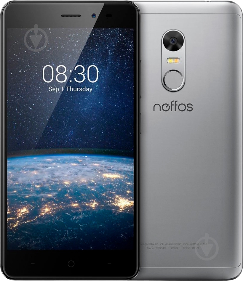 Смартфон Neffos X1 Lite 2/16GB grey (TP904A24UA) - фото 4