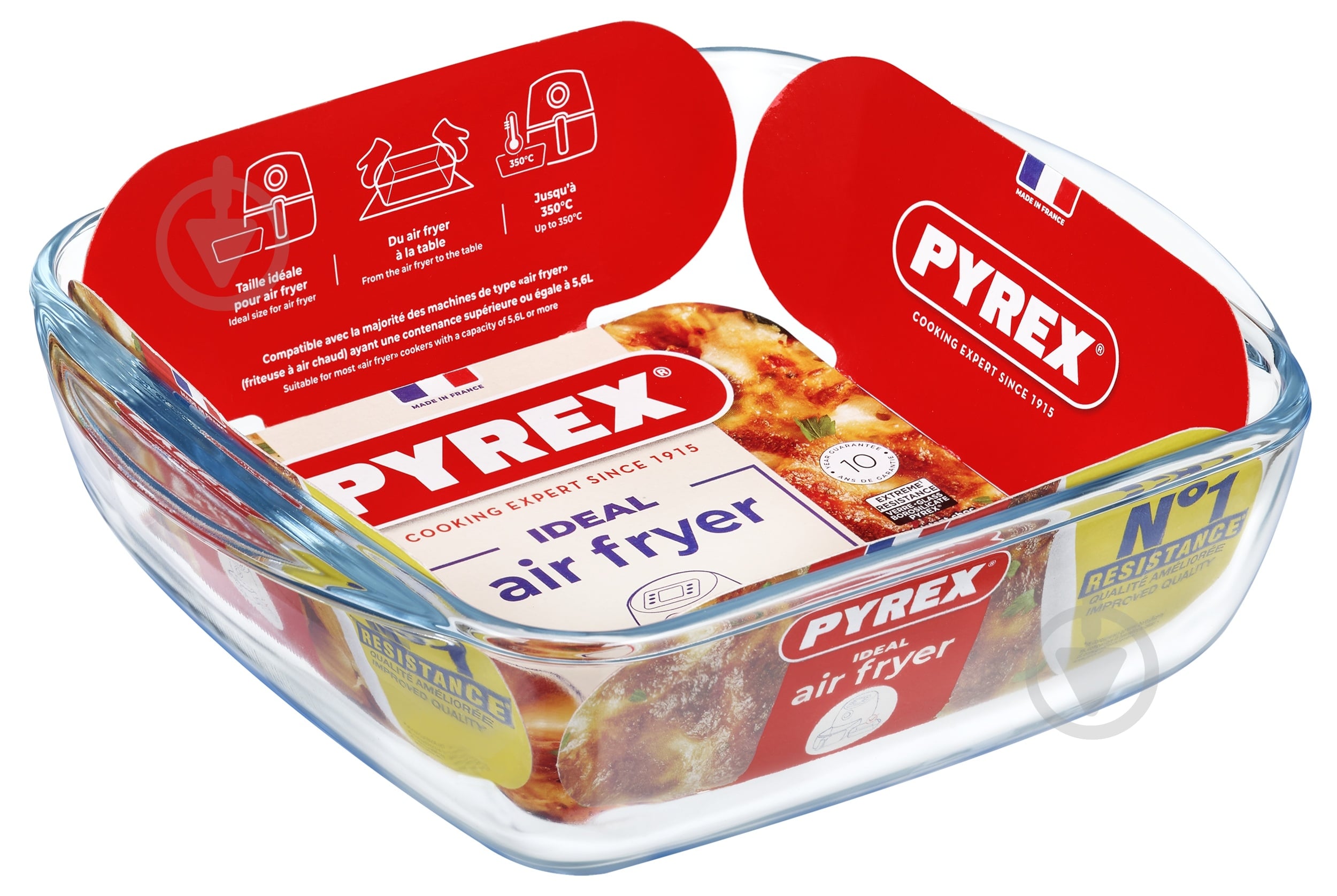Форма для выпекания Pyrex 20х17х6 см 1 л AIRFRYER - фото 3