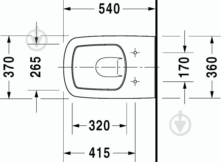 Унитаз подвесной DURAVIT Durastyle 2536090000 - фото 2