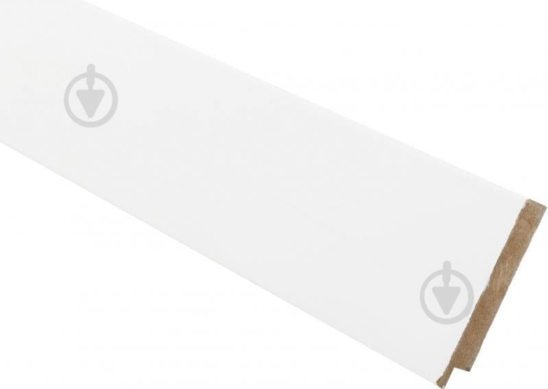 Плинтус МДФ Super Profil ПП1680К итальянский белый 2070х79х16 мм - фото 1