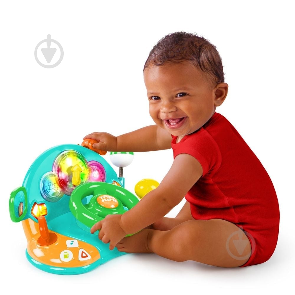 Игровой руль Bright Starts "Lights & Colors Driver" 52178 - фото 3