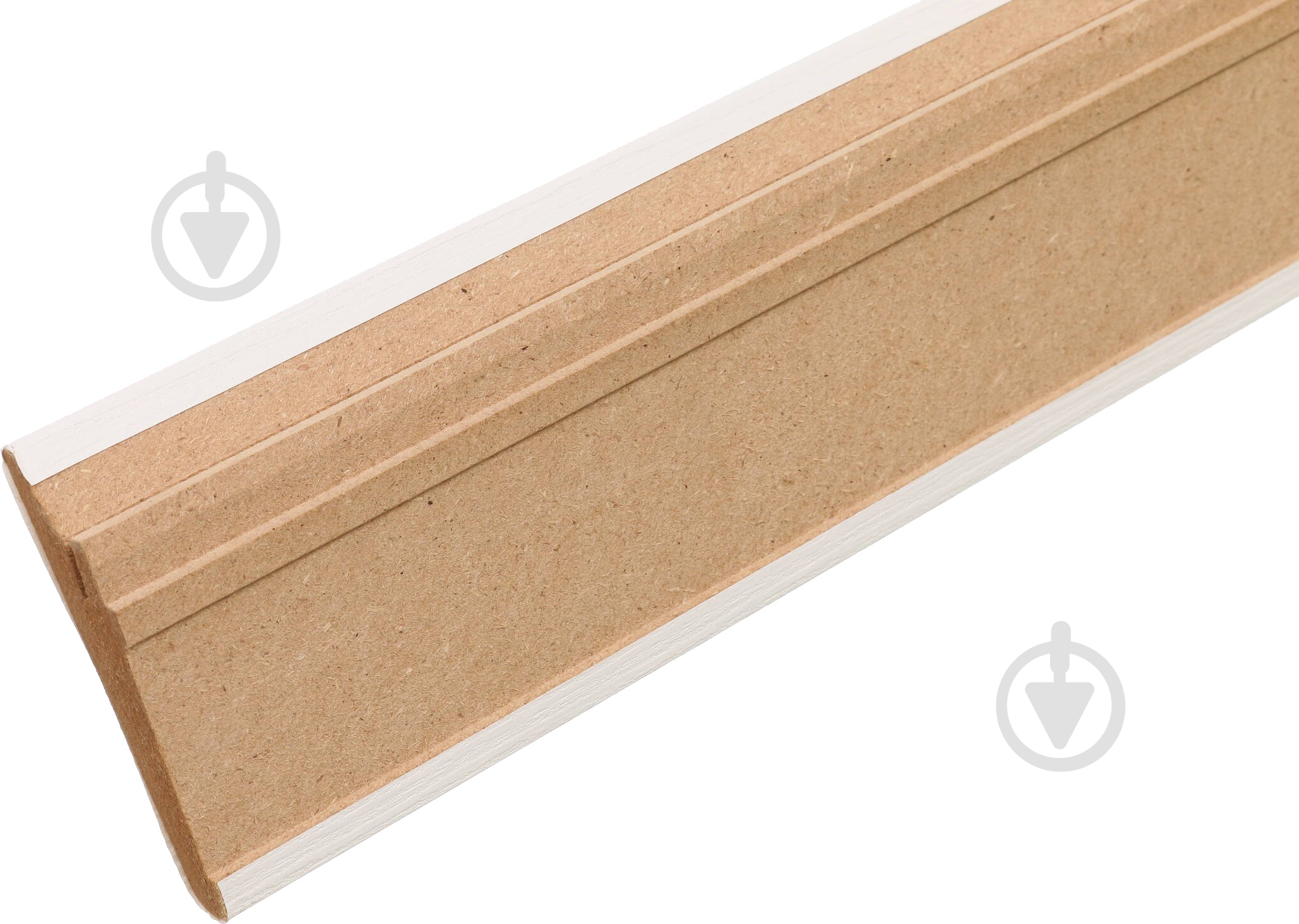 Плинтус МДФ Super Profil ПП1682К дуб белый 2070х82х21 мм - фото 2