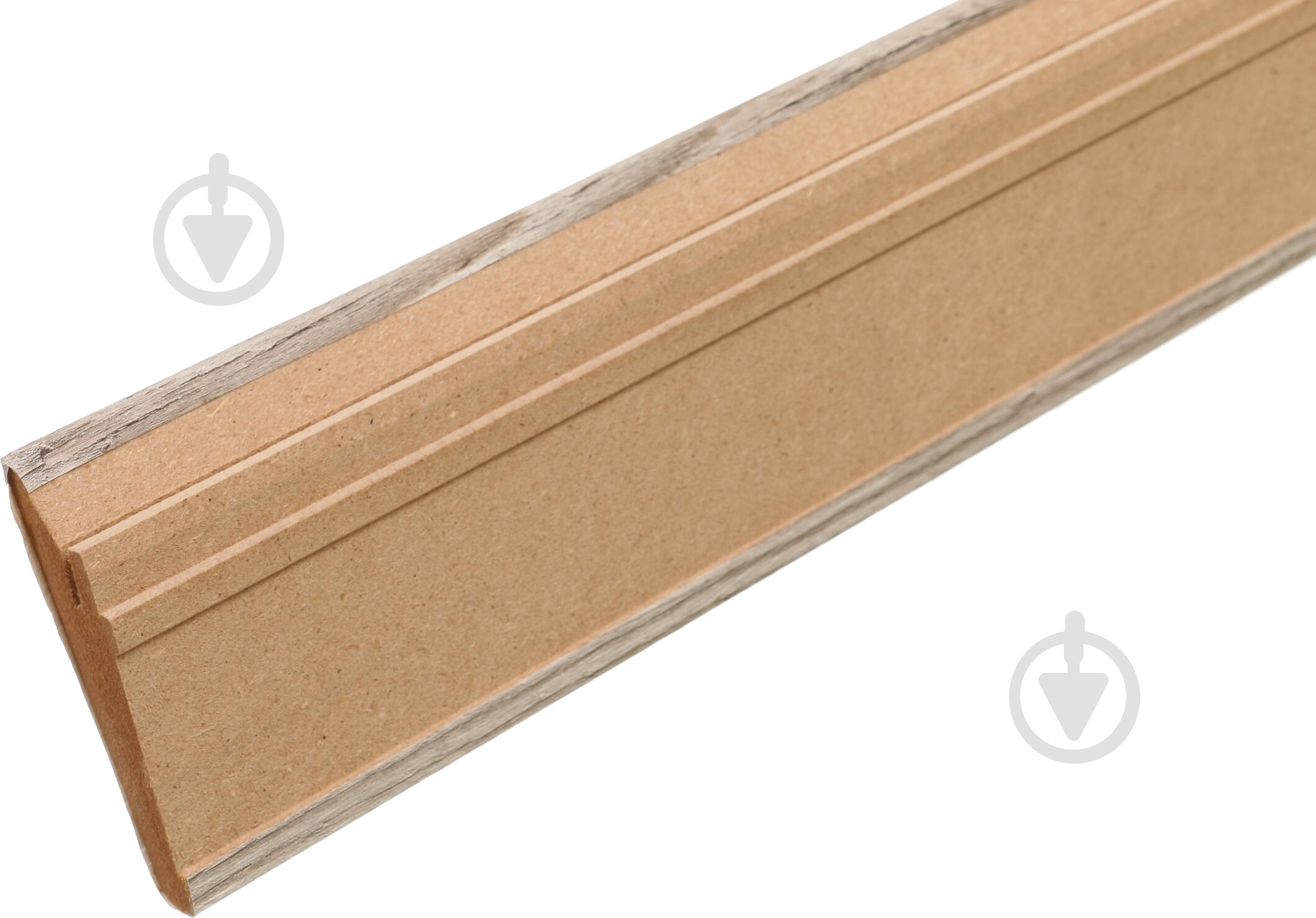 Плинтус МДФ Super Profil ПП1682К дуб пепельный 2070х82х21 мм - фото 2