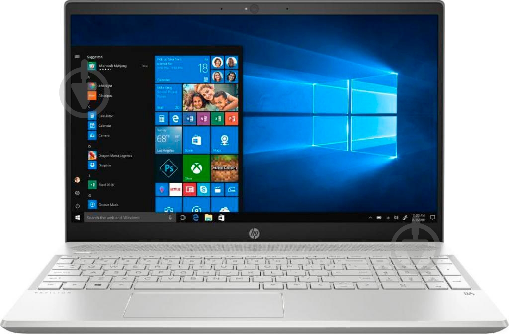 Ноутбук HP Notebook 15-da1089ur 15,6" (8BP47EA) silver - фото 1