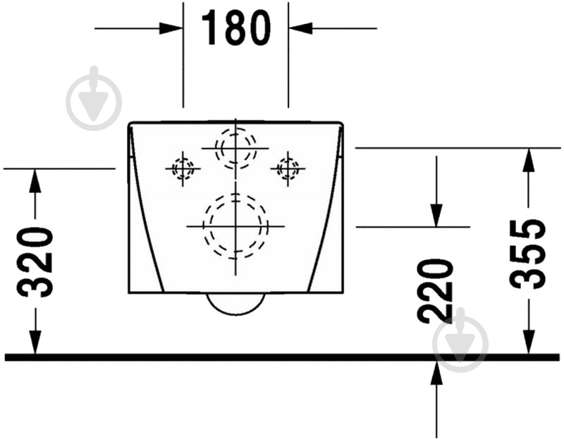 Унитаз подвесной DURAVIT Starck 2 - фото 2
