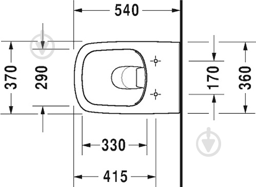 Унитаз подвесной DURAVIT DuraStyle 45510900A1 - фото 3