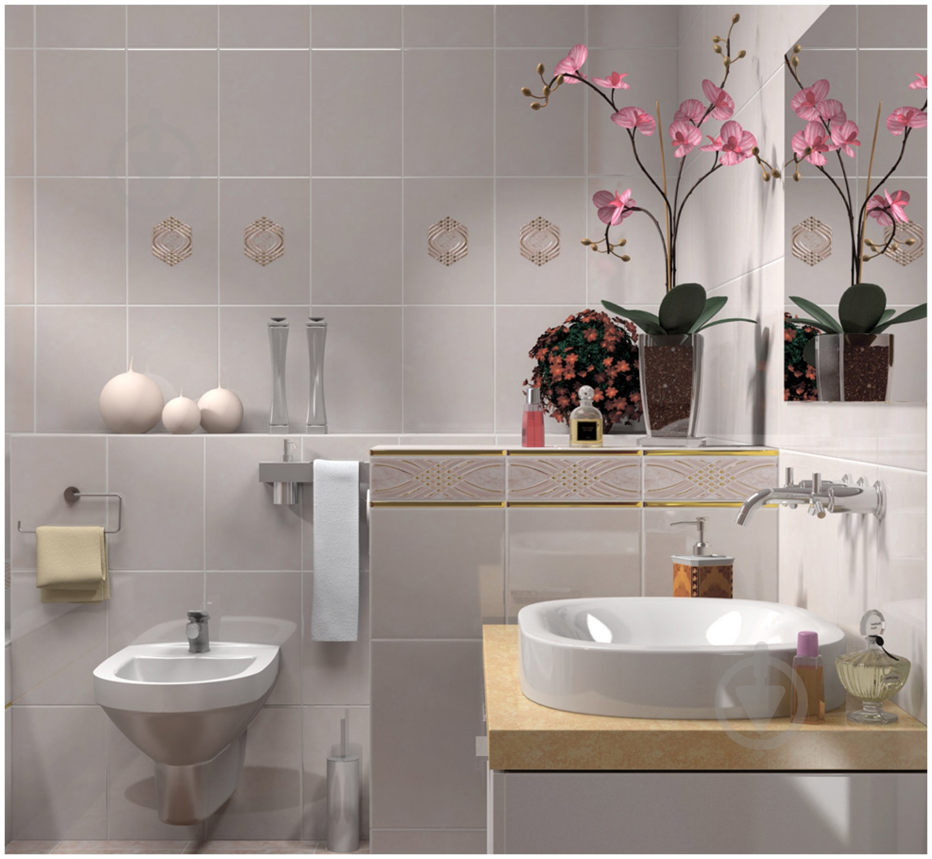 Плитка Cersanit Аура беж 25x35 - фото 2 Плитка Cersanit Аура беж 25x35 - фото 2