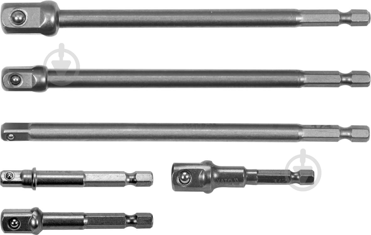Держатель головок 1/2", 3/8", 1/4" YATO 6 шт. YT-04629 - фото 1