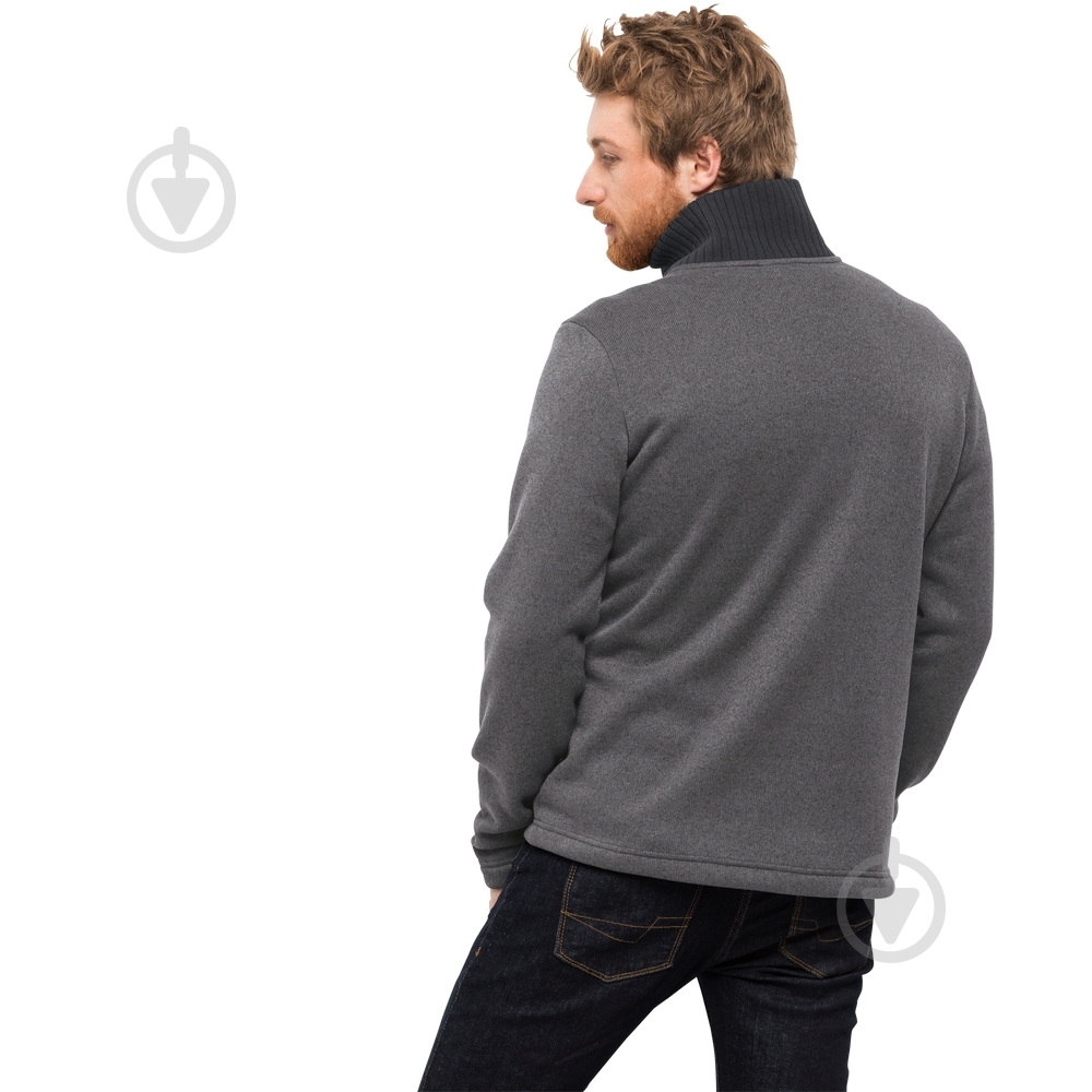 Джемпер Jack Wolfskin SCANDIC PULLOVER MEN 1706961-6011 р. S серый - фото 2