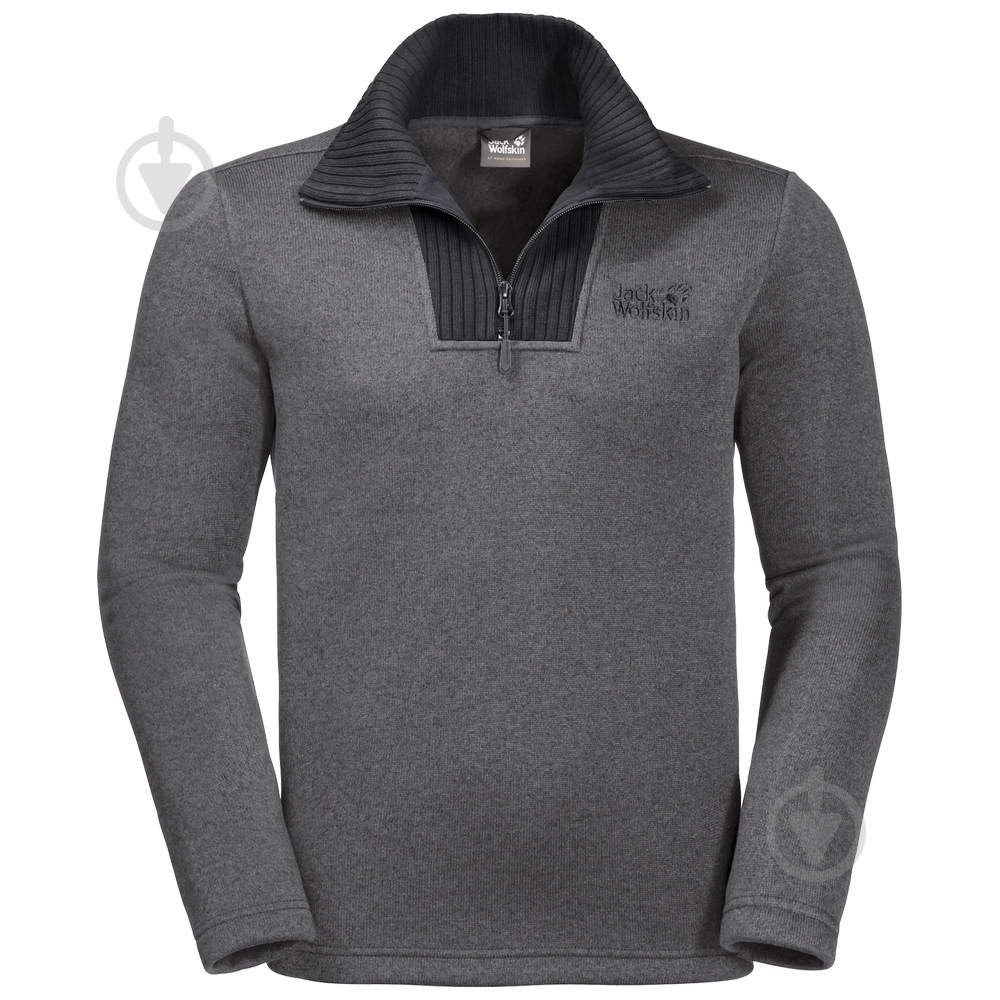 Джемпер Jack Wolfskin SCANDIC PULLOVER MEN 1706961-6011 р. S серый - фото 4