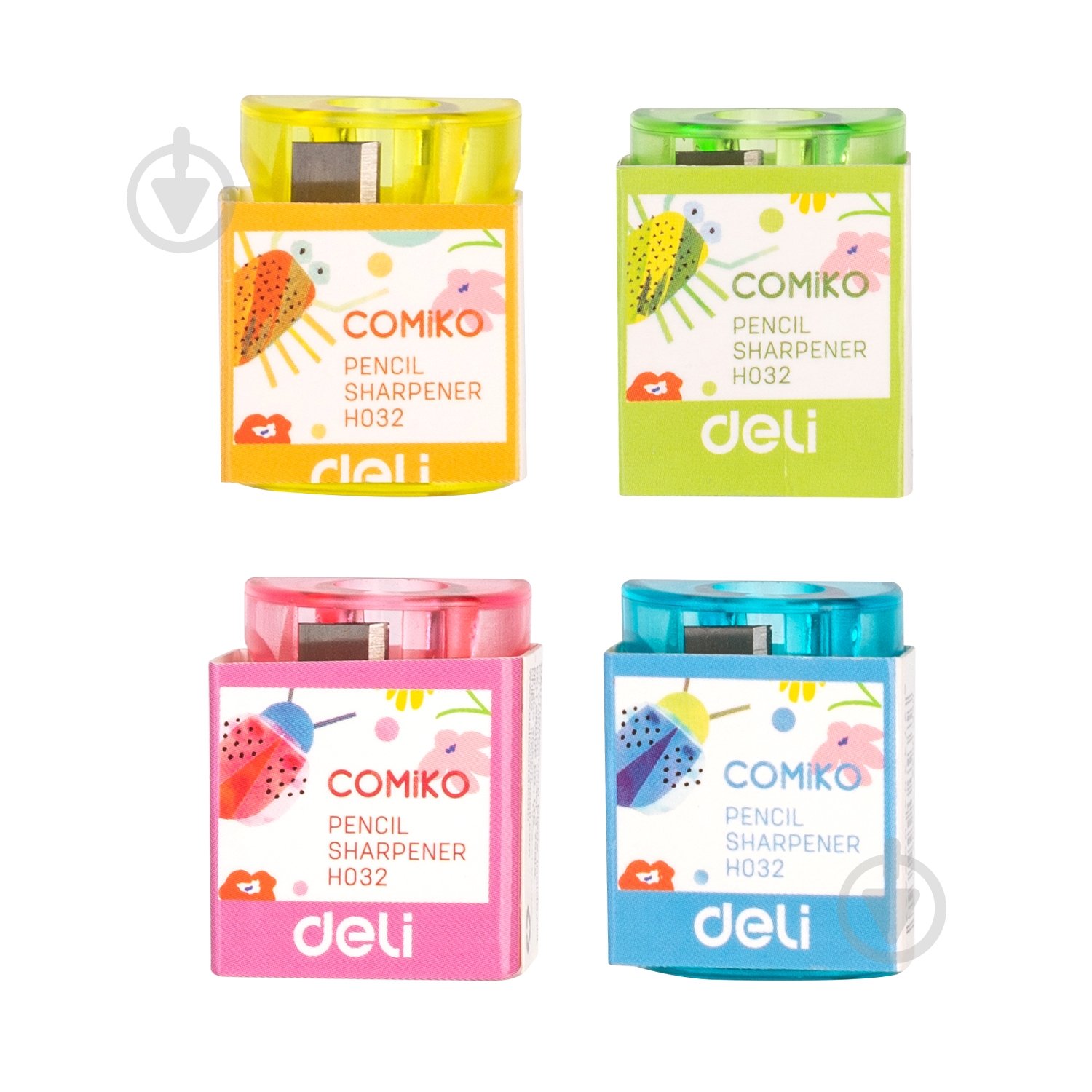 Точилка Comiko EH032 микс Deli - фото 2