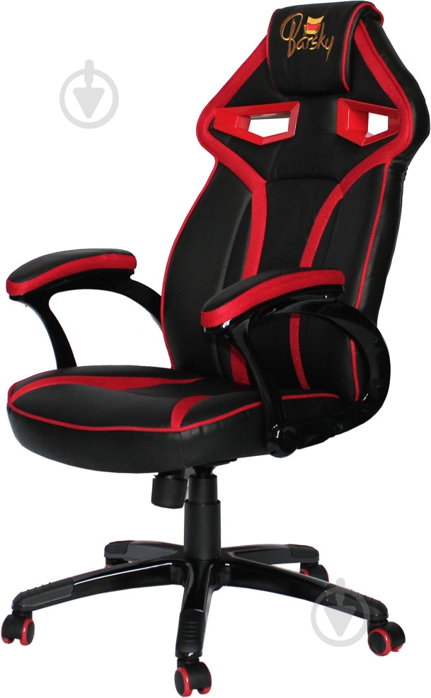 Кресло Barsky Sportdrive Game SD-08 черно-красный - фото 1