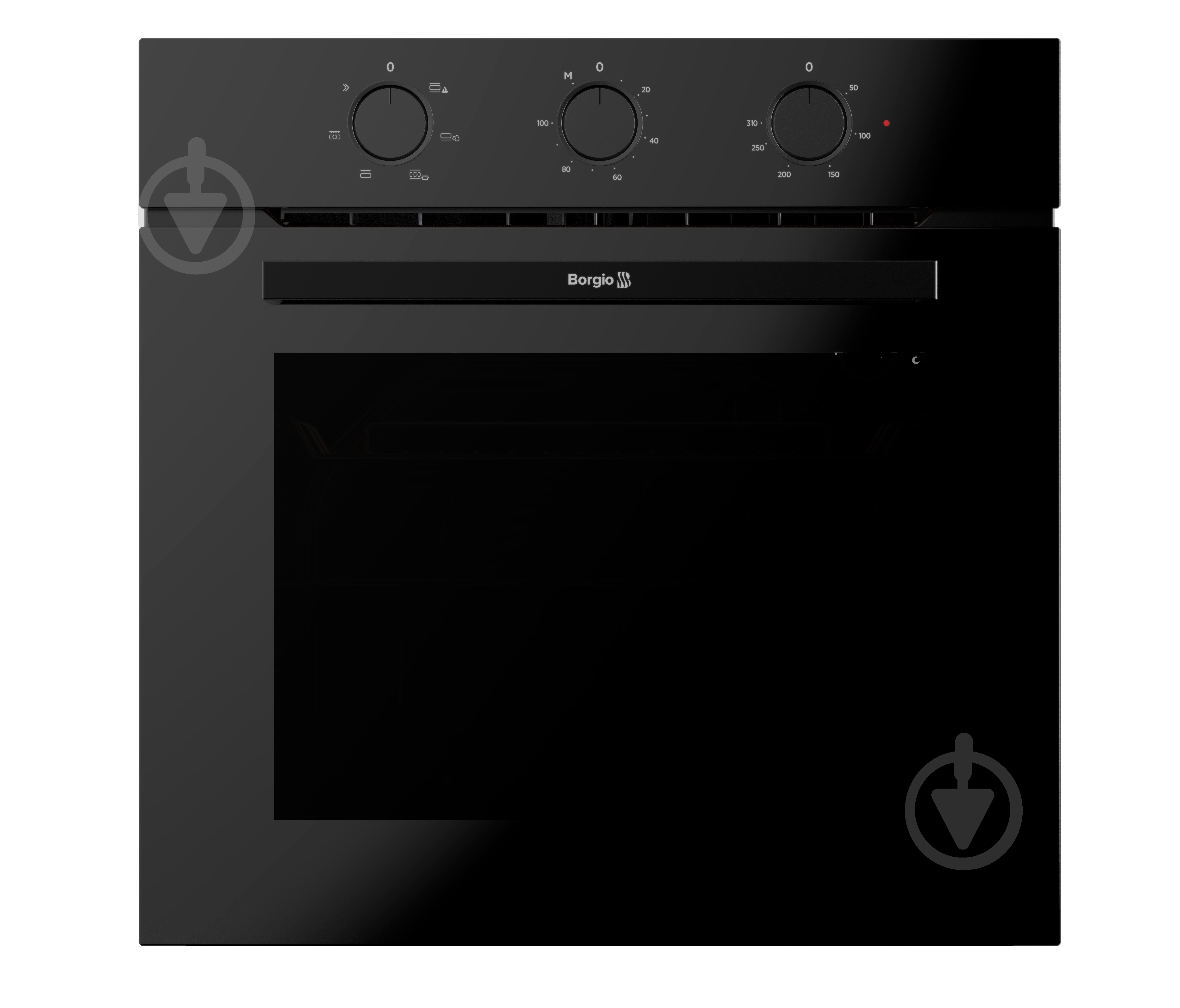 Духовой шкаф Borgio OBS 206.01 P Black Glass - фото 4