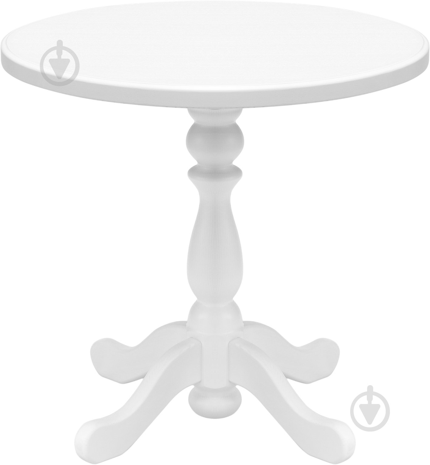 Стол обеденный РПМК К-1 D-800 1ТШ белый - фото 1