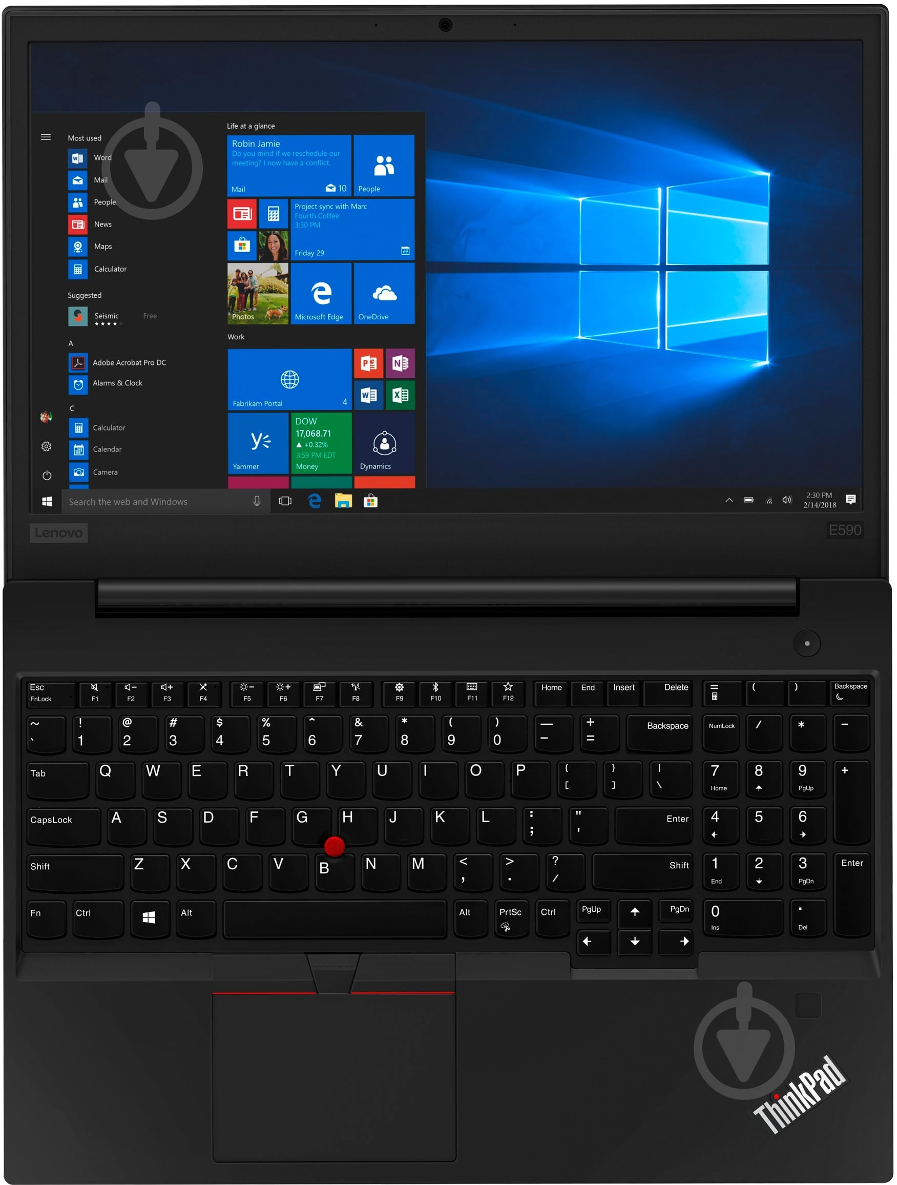 Ноутбук Lenovo ThinkPad Edge E590 15,6" (20NB0029RT) black - фото 8