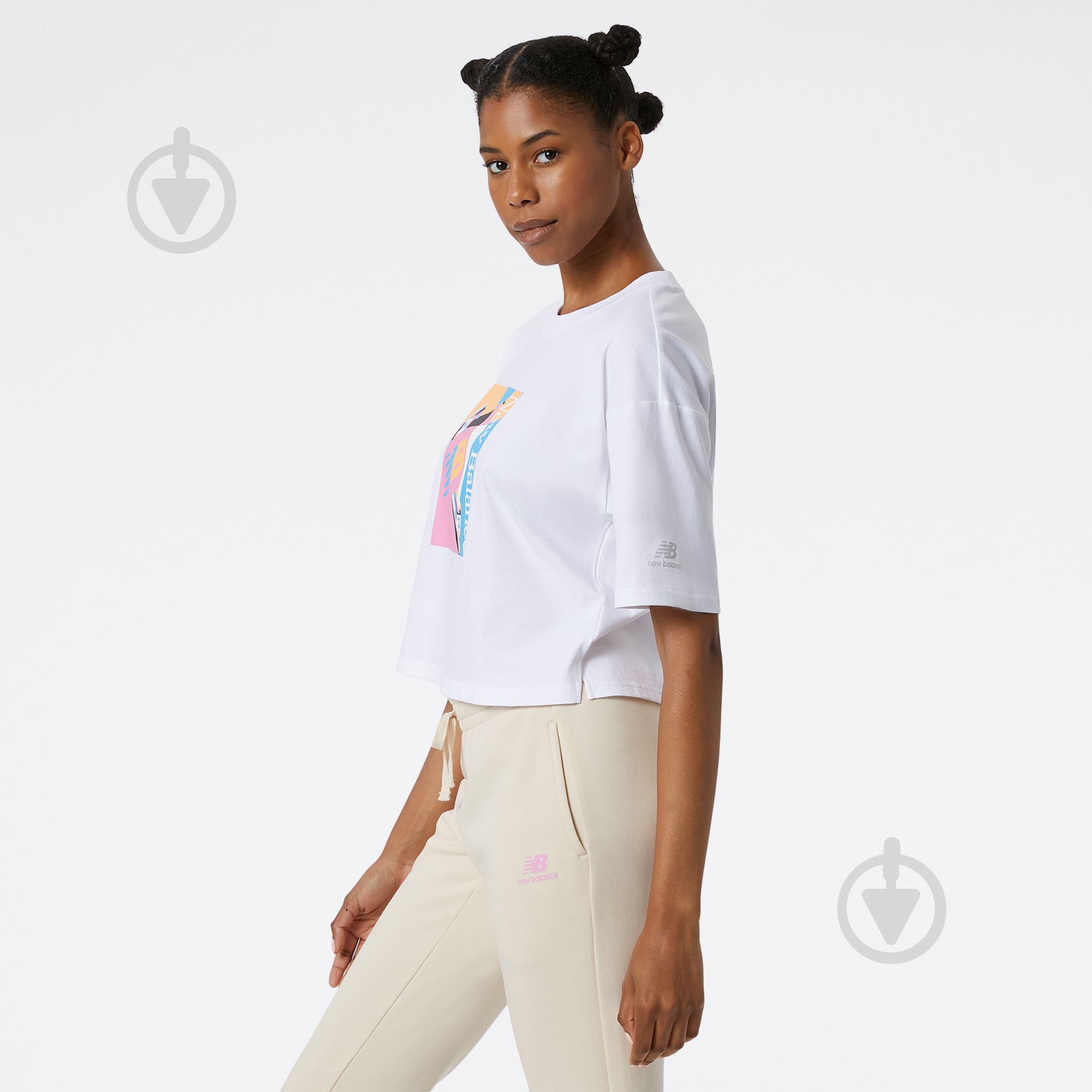 Футболка New Balance WT21510WT р.L білий - фото 2