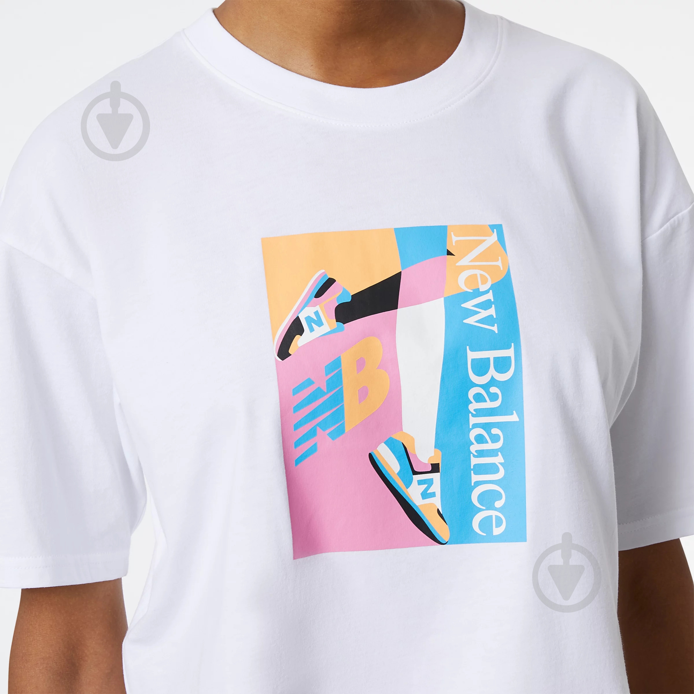 Футболка New Balance WT21510WT р.L білий - фото 4