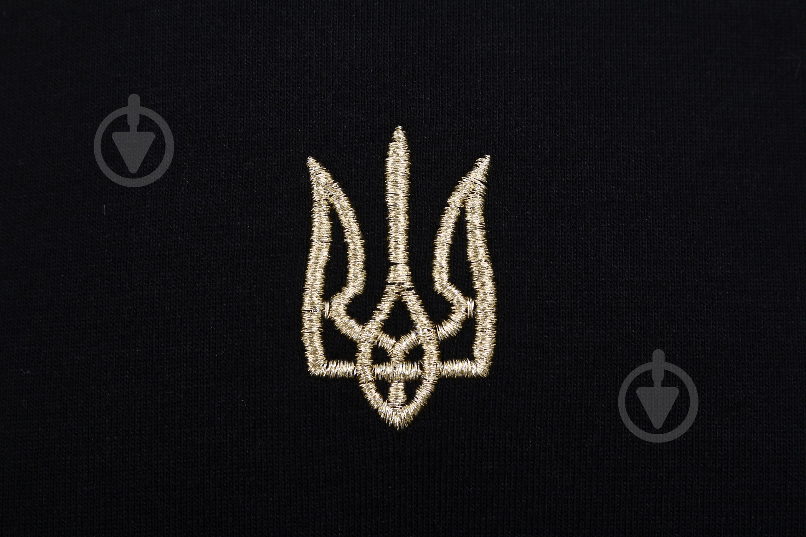 Футболка LOGOS-Tac з вишивкою золотий герб 04-09-00-0014 р.2XL чорний - фото 10