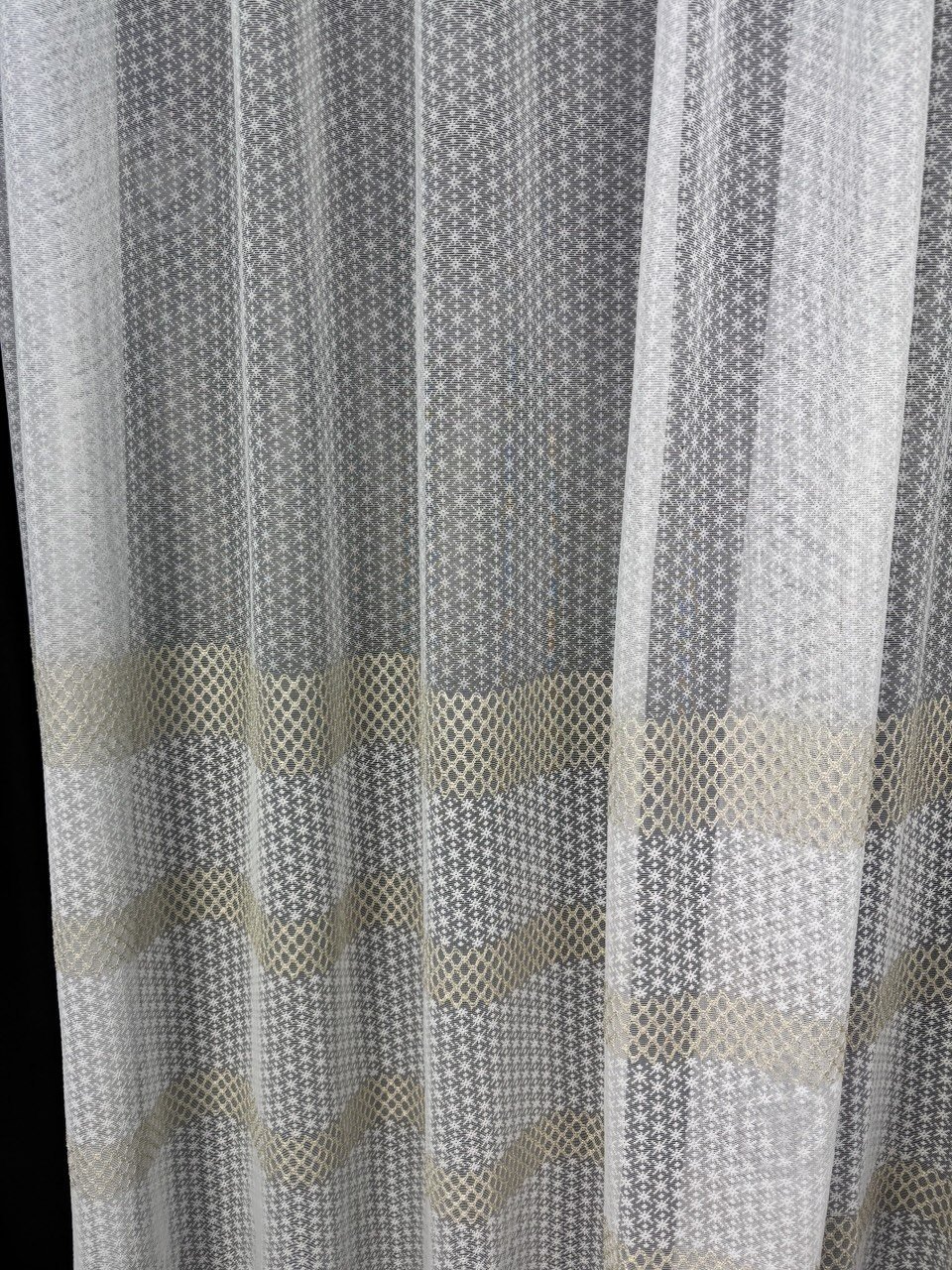 Тюль 300х270 см золотая полоса HX 14G 62404904 - фото 3