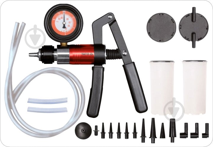 Ручная помпа вакуумная с принадлежностями 22 предмета YATO YT-0674 - фото 4
