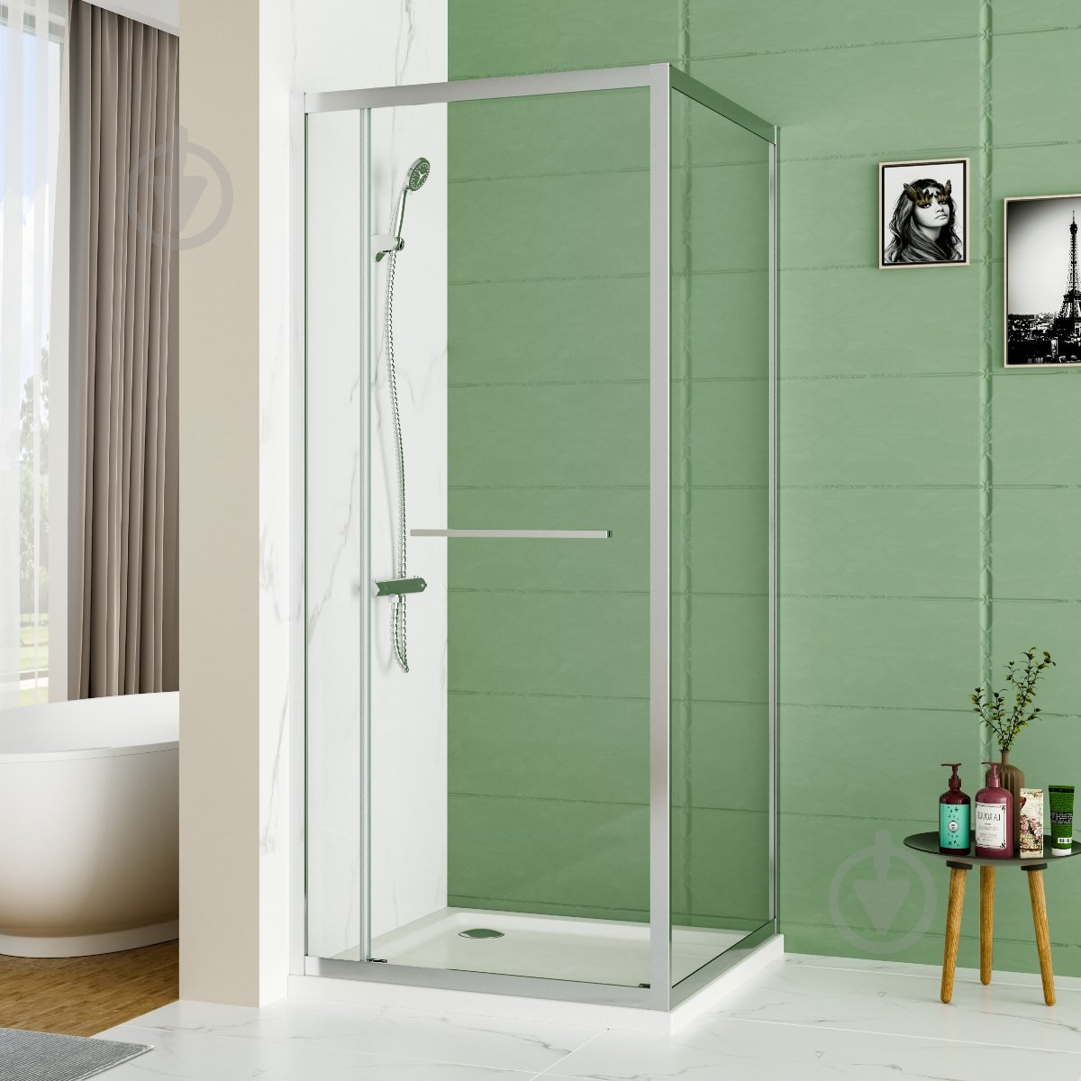 Душевая кабина Doosh DO-CA-13 90x90 Chrome - фото 1 Душевая кабина Doosh DO-CA-13 90x90 Chrome - фото 1