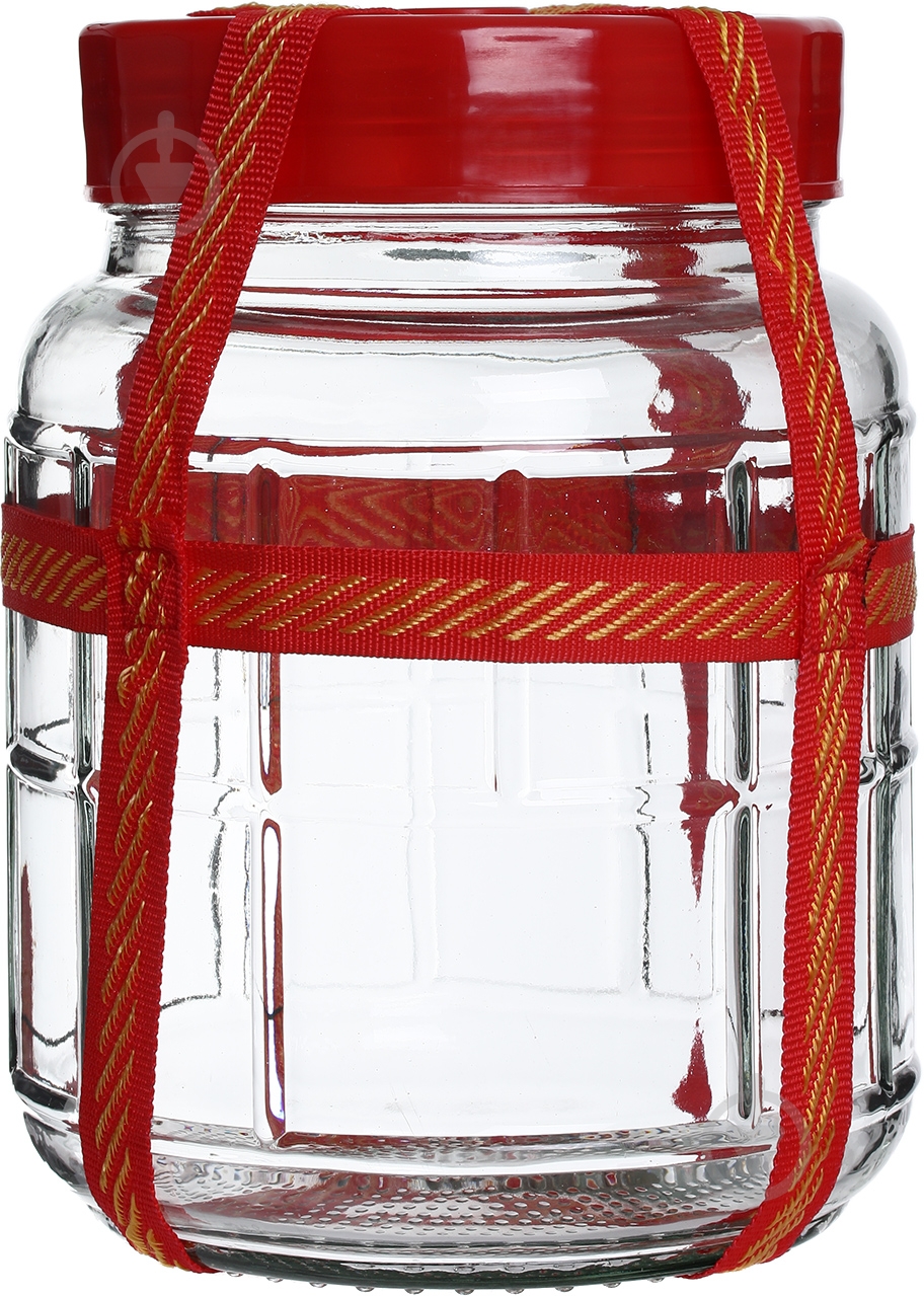 Бутыль стеклянный с крышкой 5 л GL-70/5 - фото 2 Бутыль стеклянный с крышкой 5 л GL-70/5 - фото 2