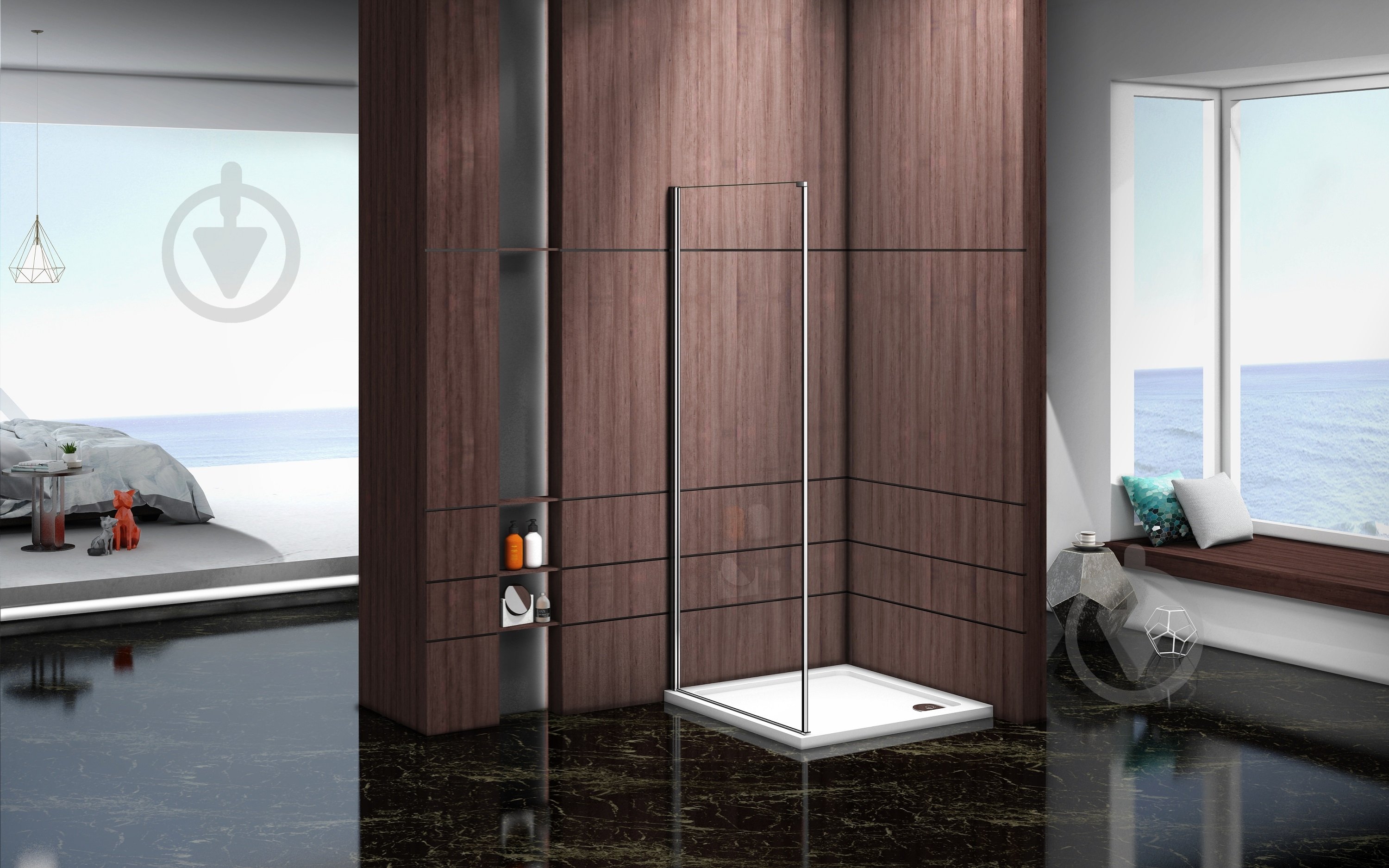 Душевая кабина Ravak VSSDPS-90/90 TRANSPARENT - фото 2