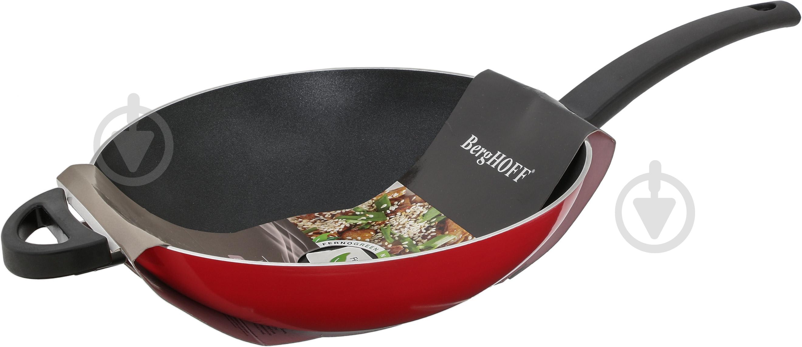 Сковорода wok BergHOFF Eclipse 3,2 л червоний - фото 4