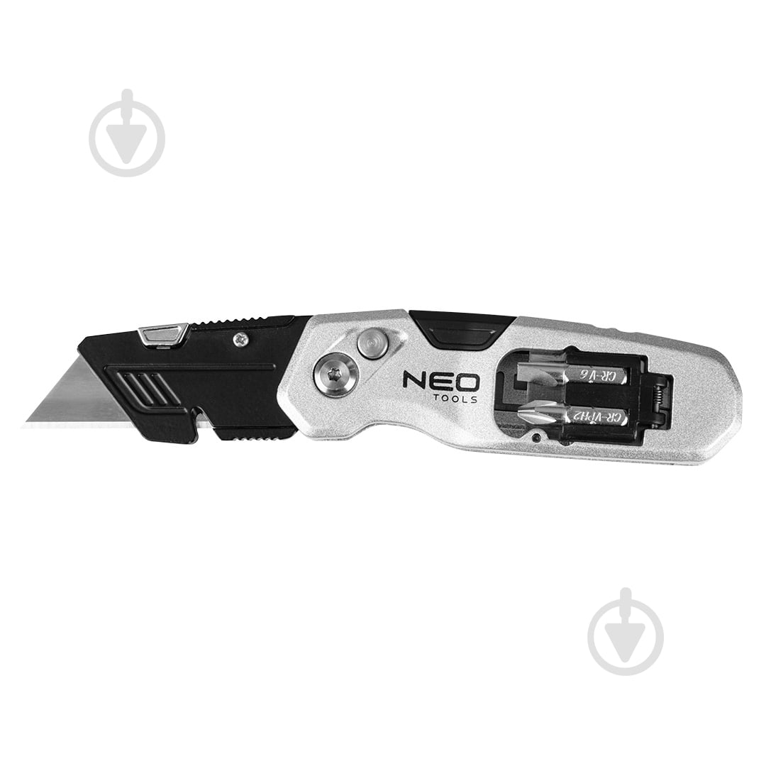 ᐉ Нож складной NEO tools с трапециевидным лезвием 63-705 • Купить