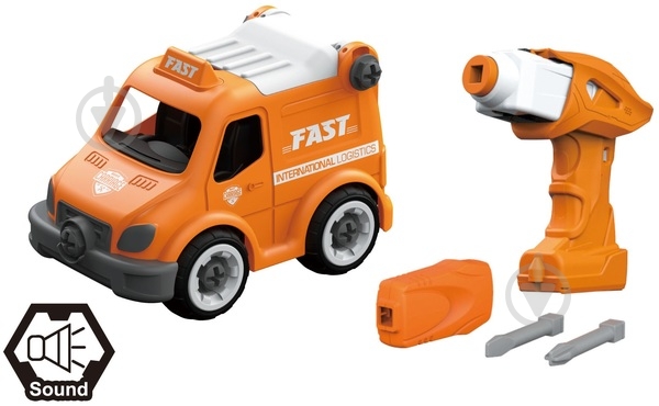 Игровой набор DIY Spatial Creativity Конструктор Служба доставки с электрическим двигателем CJ-1379205 - фото 2 Игровой набор DIY Spatial Creativity Конструктор Служба доставки с электрическим двигателем CJ-1379205 - фото 2