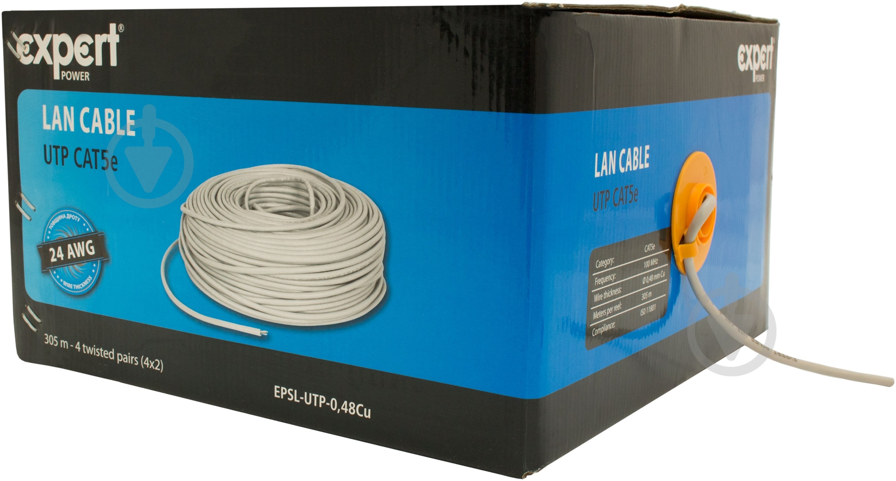 Кабель компьютерный Expert Power UTP 8x0,48 медь - фото 3