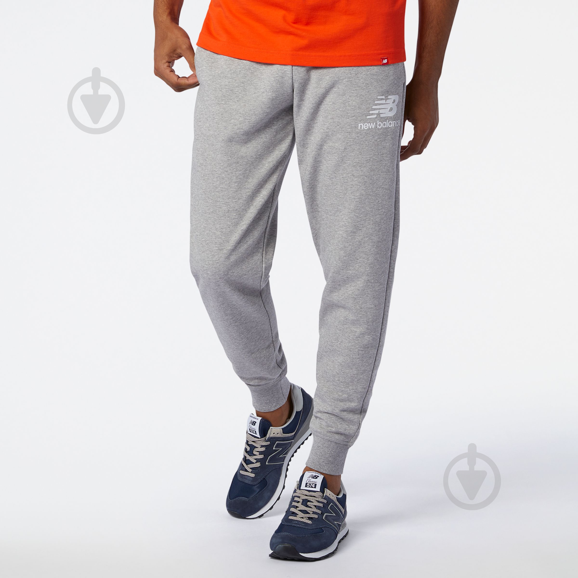 Брюки New Balance MP03558AG р. M серый - фото 1 Брюки New Balance MP03558AG р. M серый - фото 1