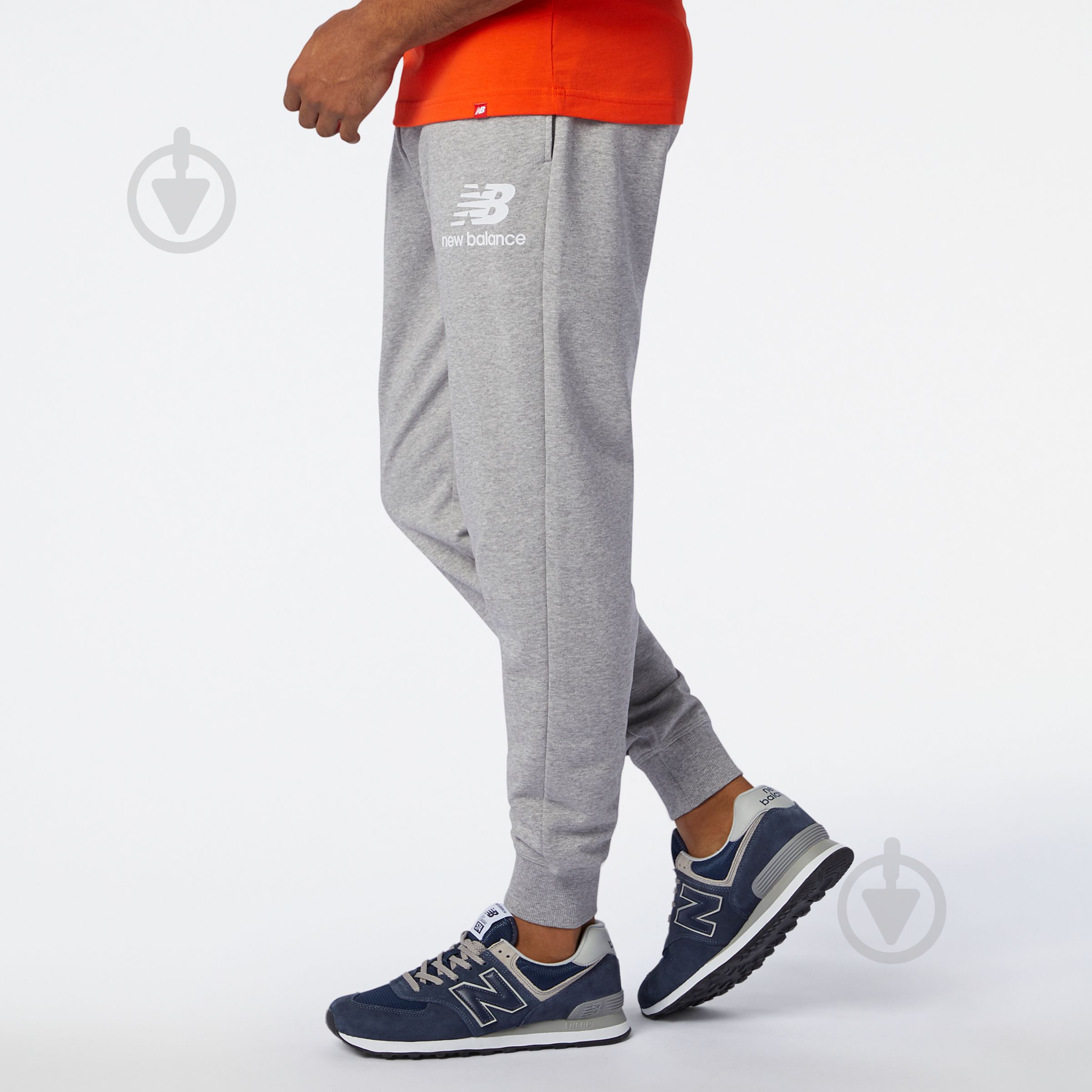 Брюки New Balance MP03558AG р. M серый - фото 2 Брюки New Balance MP03558AG р. M серый - фото 2