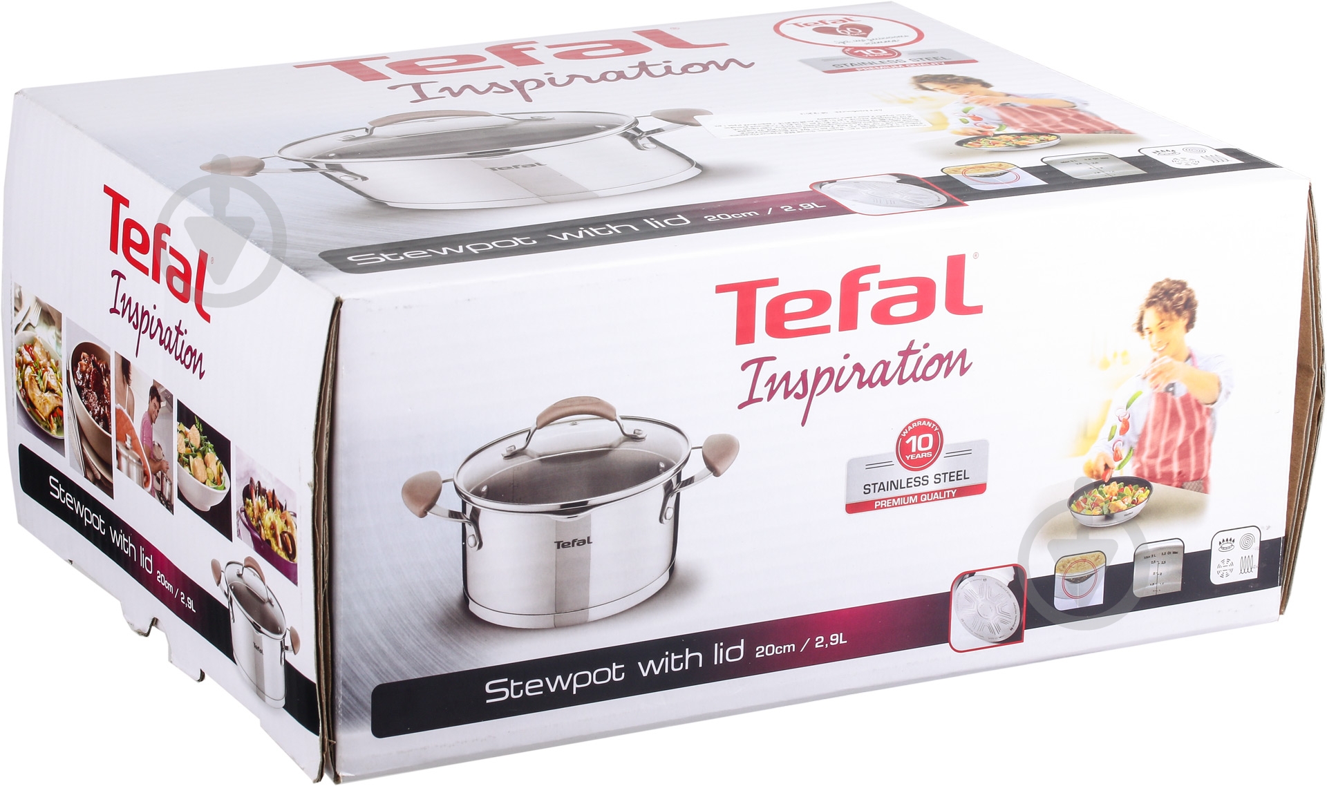 Кастрюля Tefal Inspiration 2,7 л 20 см E8314414 - фото 4