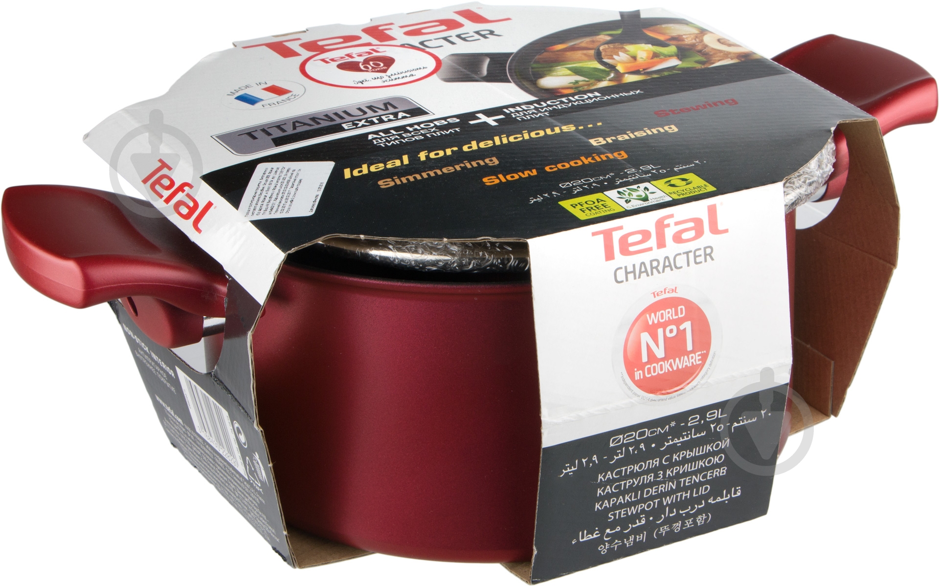 Кастрюля Tefal Character 2,8 л 24 см C6824675 - фото 4 Кастрюля Tefal Character 2,8 л 24 см C6824675 - фото 4