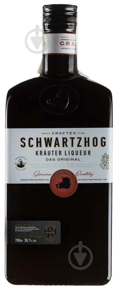 Лікер Schwartzhog Krauter Liqueur 36.7% 0,7 л - фото 1