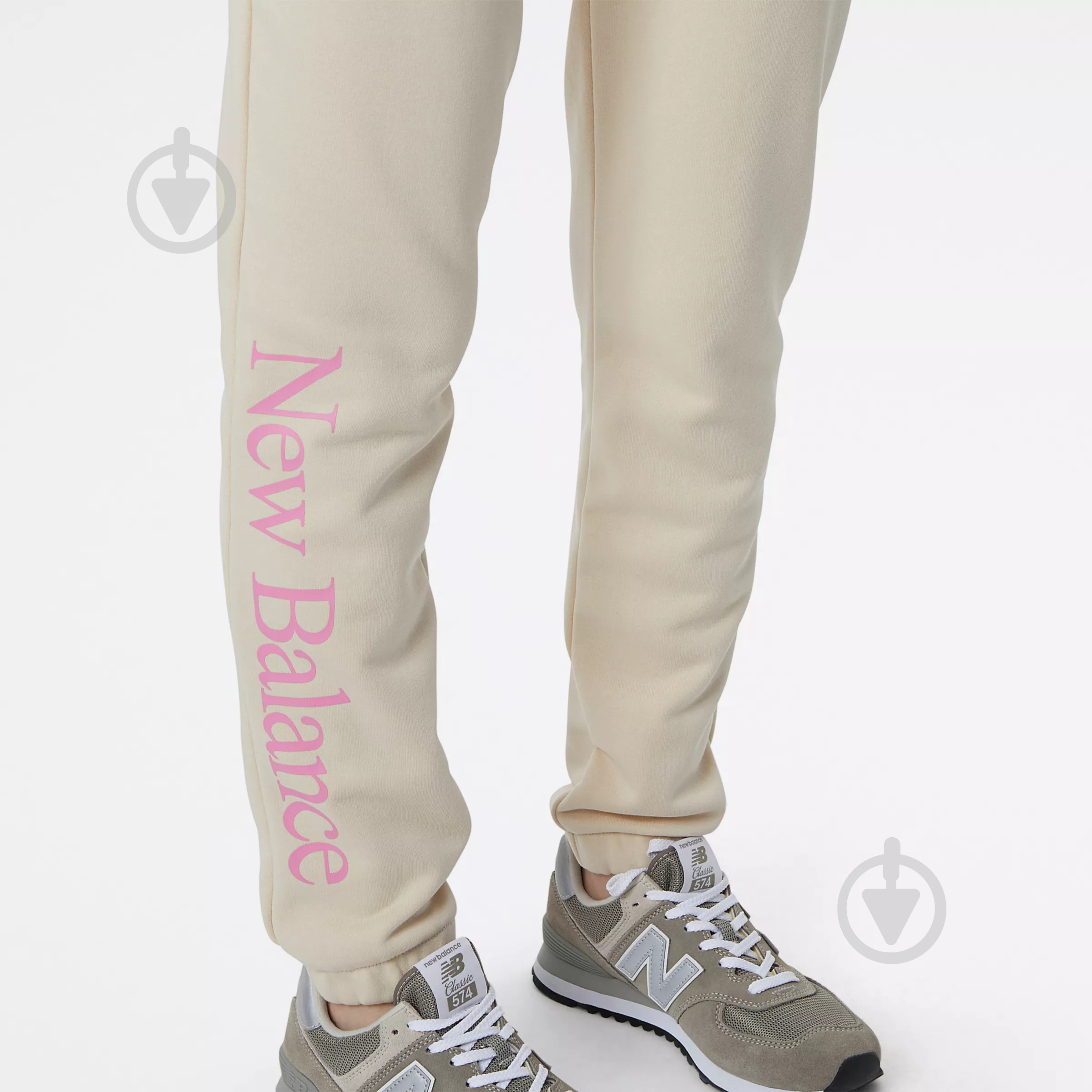 Брюки New Balance ESSENTIALS CELEBRATE WP21508CTU р. XS бежевый - фото 4