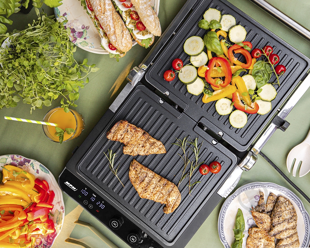 Гриль электрический MPM MGR-11M - фото 5