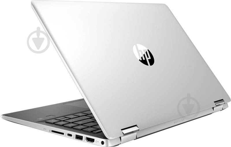 Ноутбук HP Pavilion x360 14" (7GM04EA) silver - фото 6